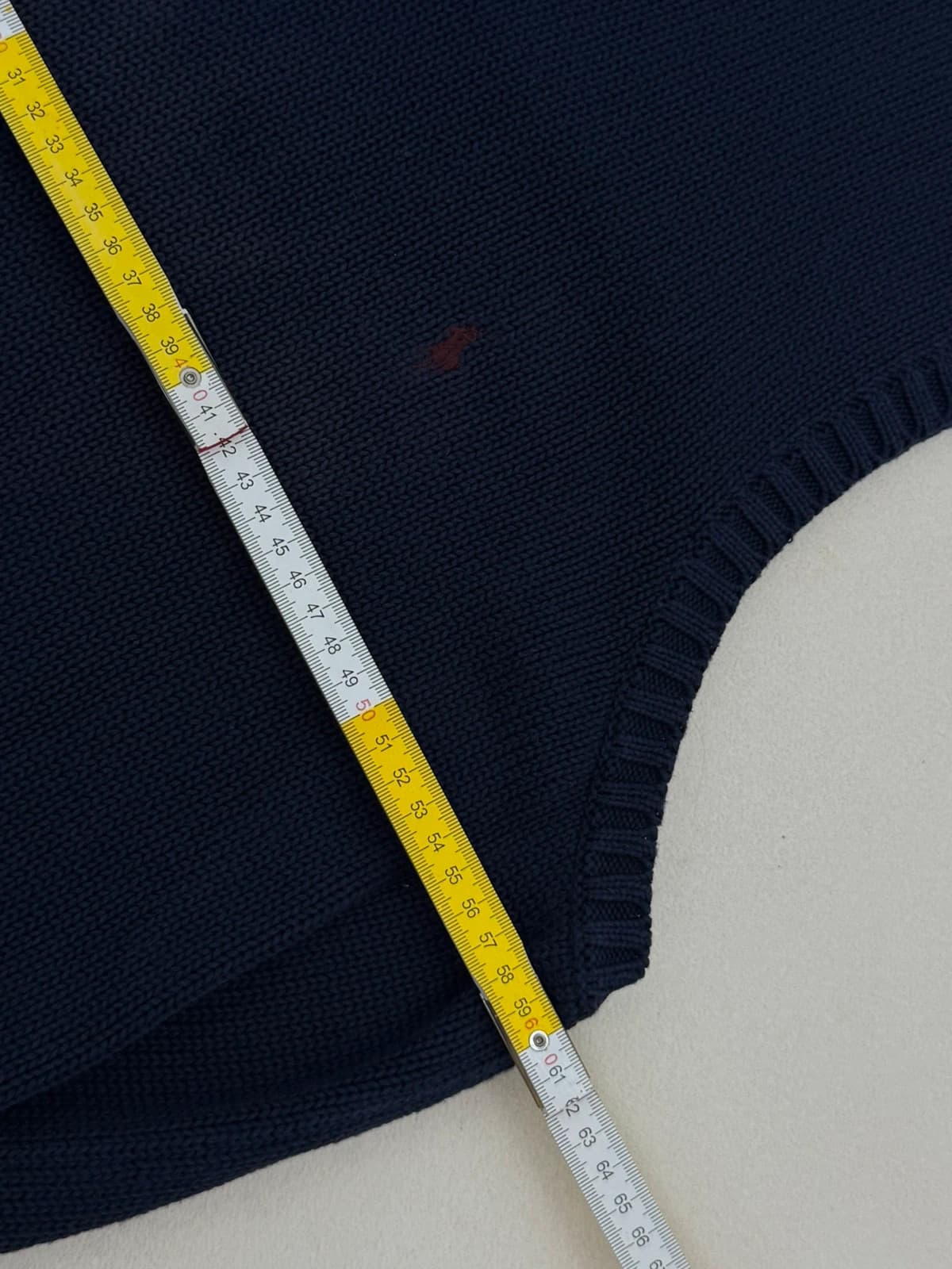 Pull sans manches maille Ralph Lauren bleu marine taille XXL - PP2603404 - Photo 8/8