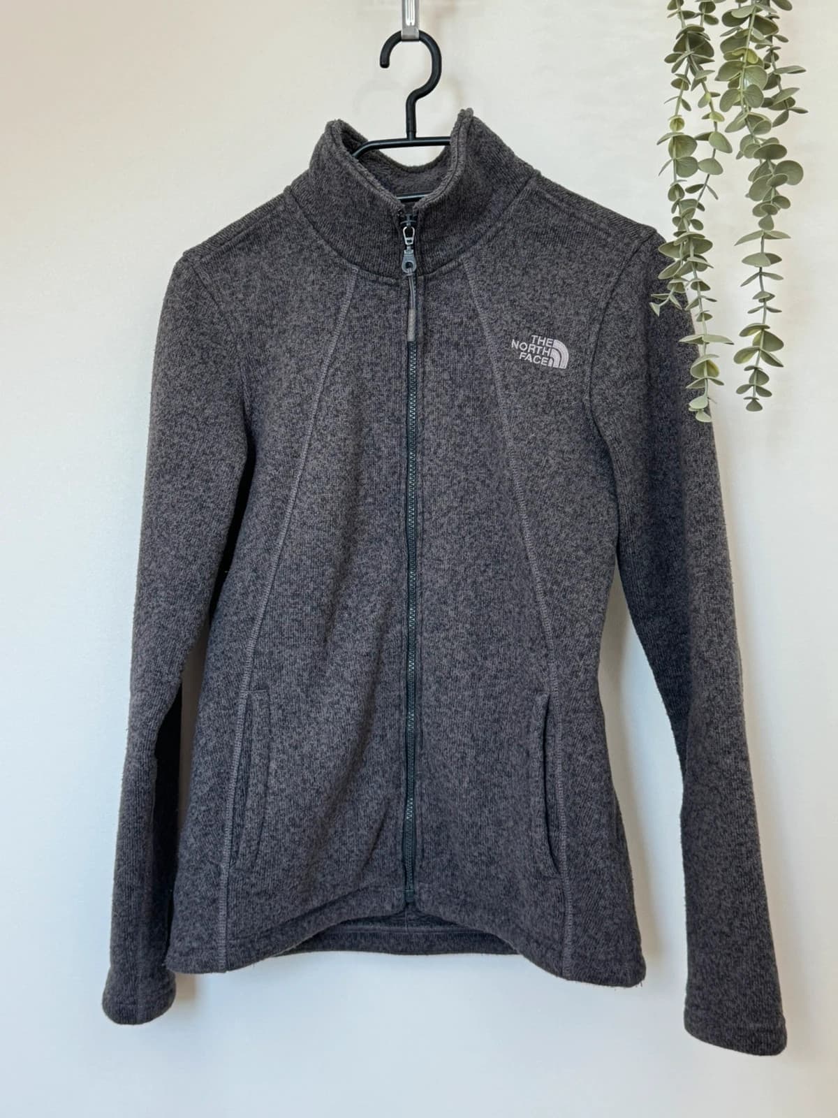 Veste polaire zippée The North Face gris chiné taille S - Photo 2/13
