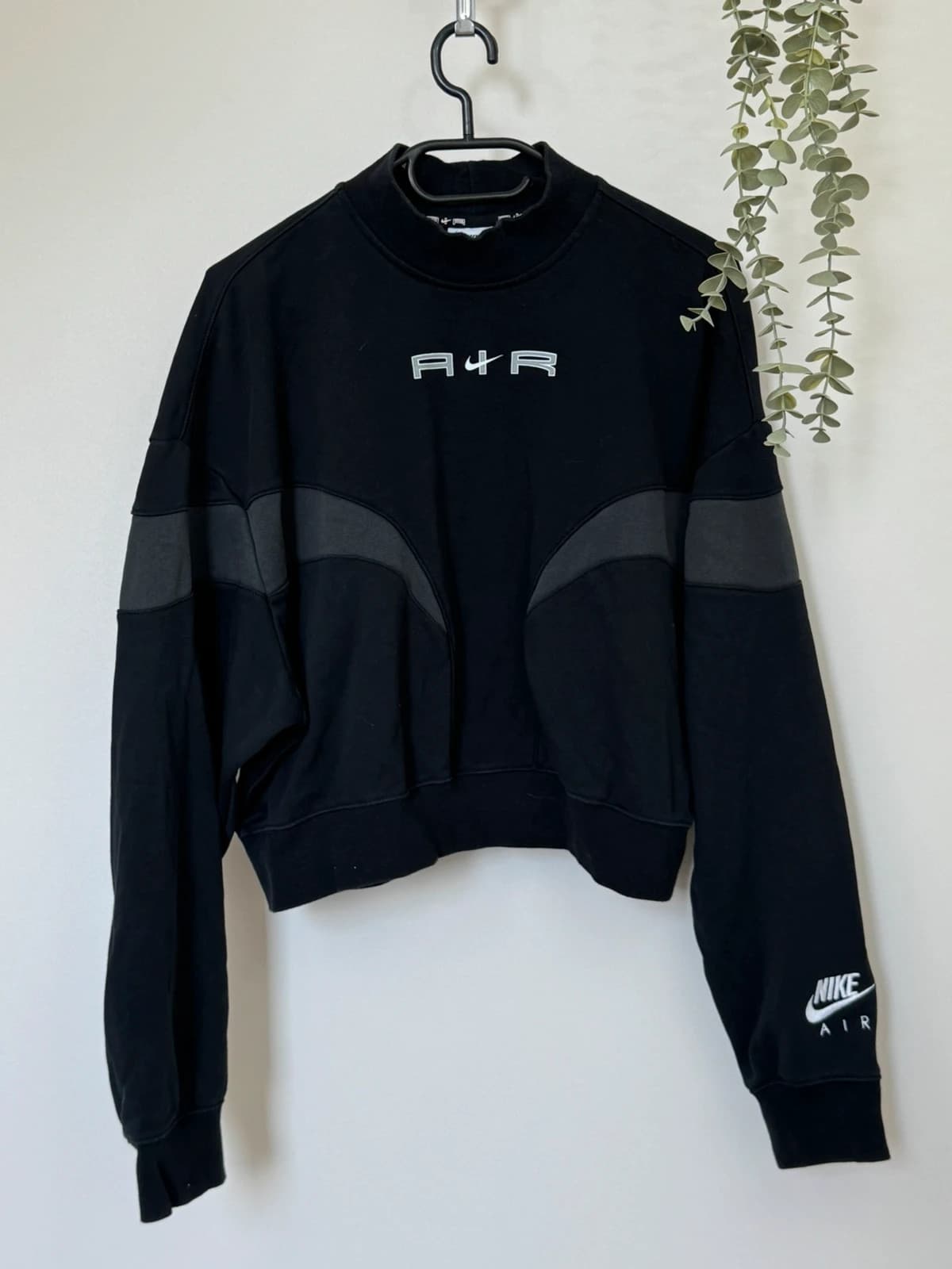 Sweat crop Nike Air noir taille M - Photo 2/9