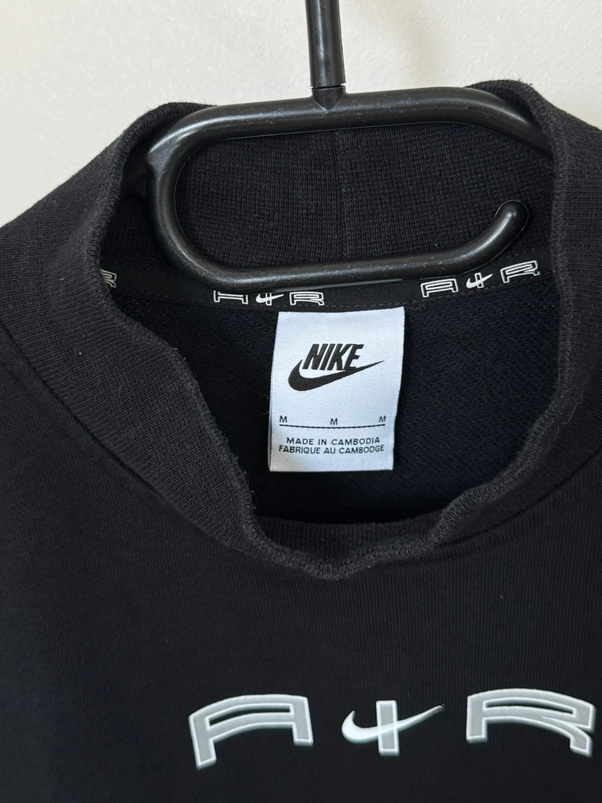 Sweat crop Nike Air noir taille M - Photo 5/9
