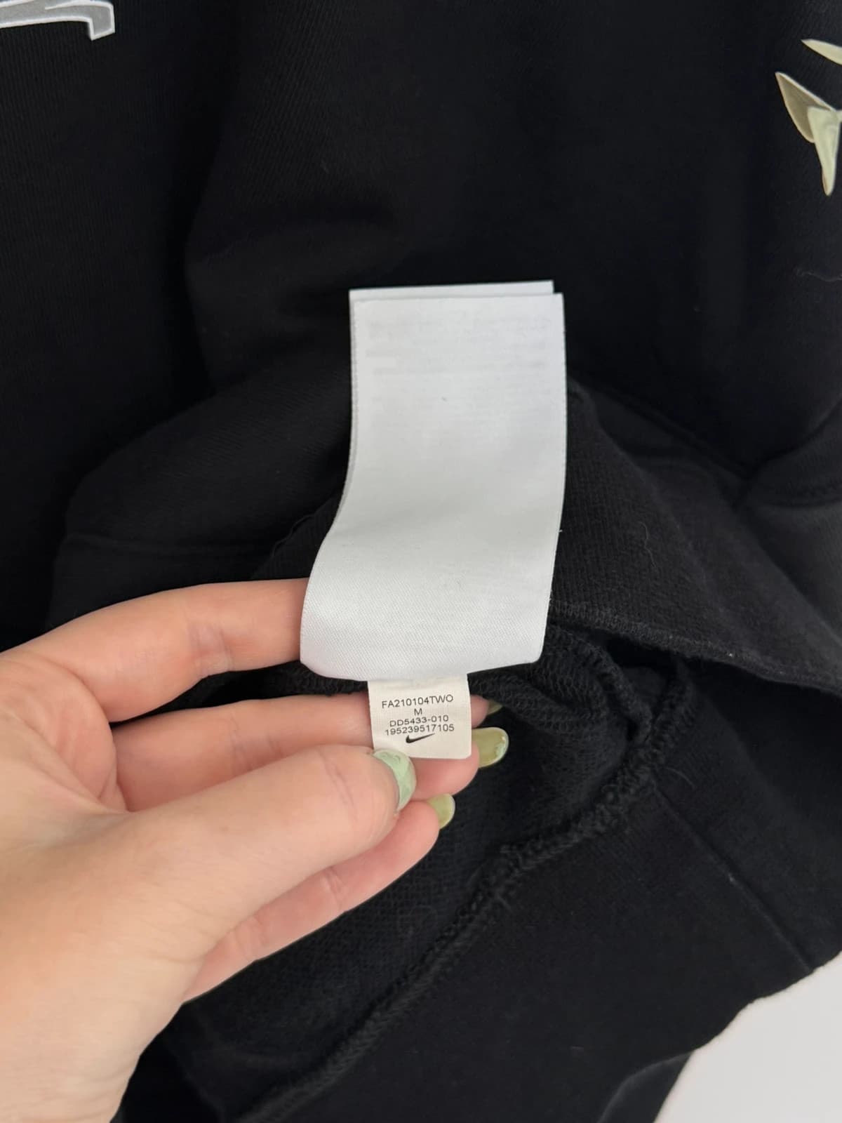 Sweat crop Nike Air noir taille M - Photo 7/9