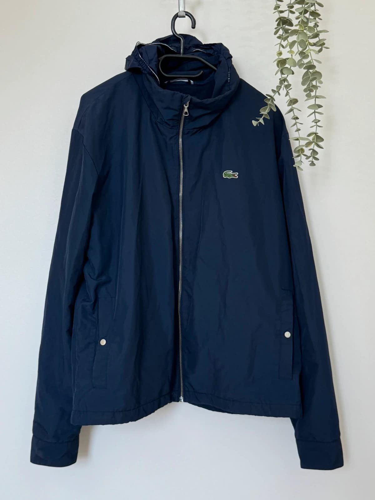 Veste légère déperlante Lacoste capuche bleu marine taille 54/XL - Photo 2/13