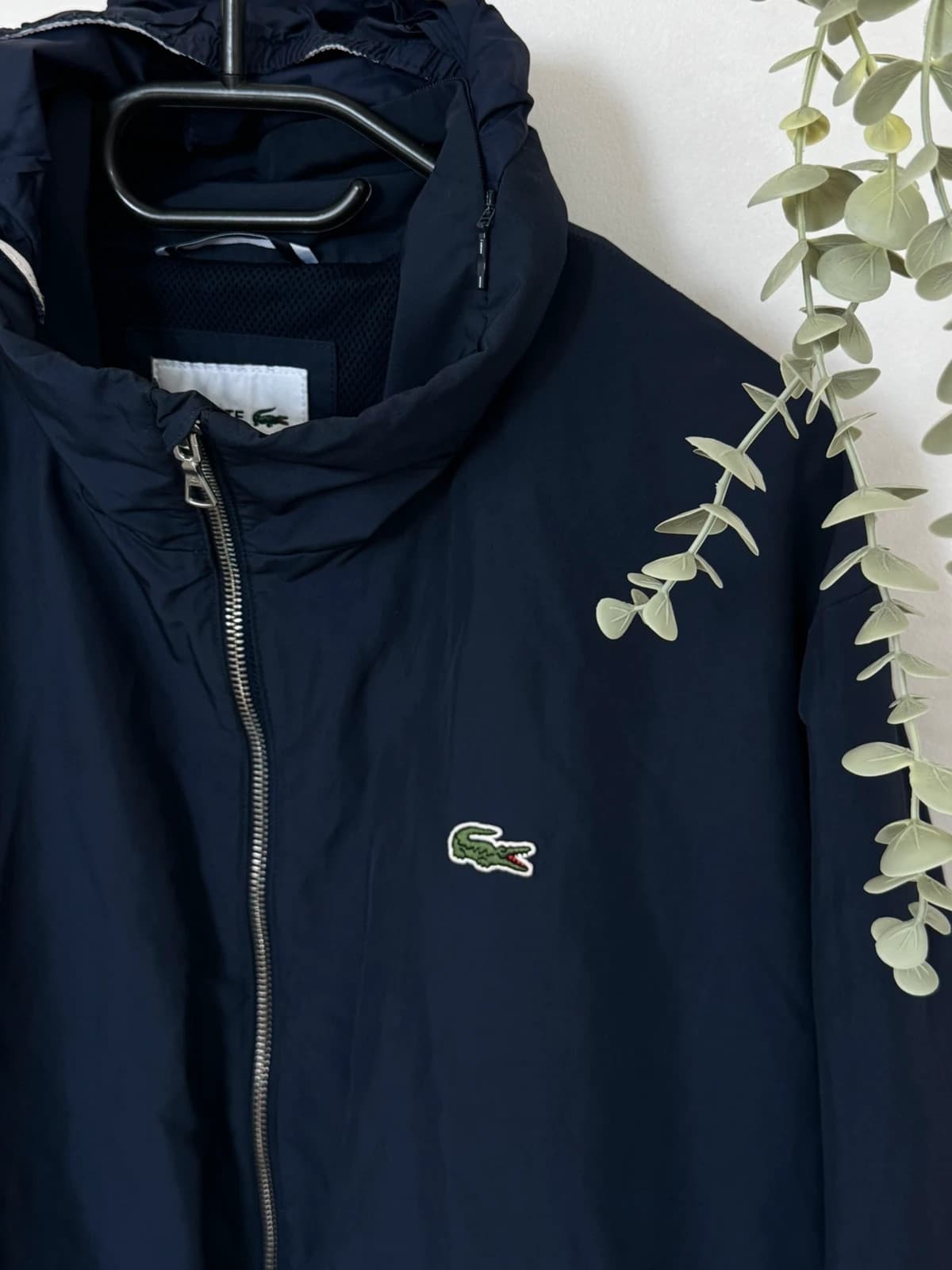 Veste légère déperlante Lacoste capuche bleu marine taille 54/XL - Photo 4/13