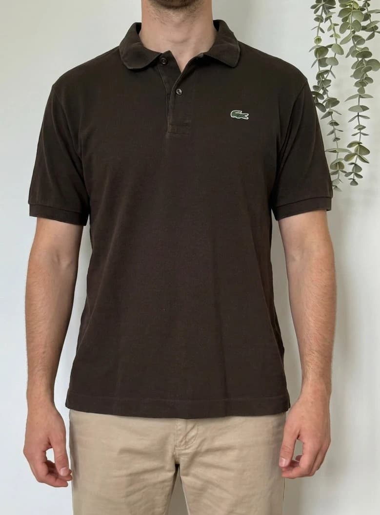 Polo pikowane Lacoste brązowe, rozmiar 6/XL - PP2603277 - Zdjęcie 1/8