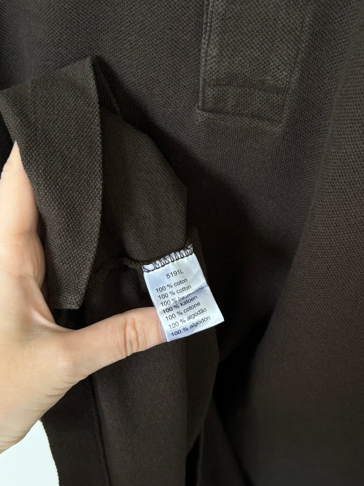 Polo pikowane Lacoste brązowe, rozmiar 6/XL - PP2603277 - Zdjęcie 5/8
