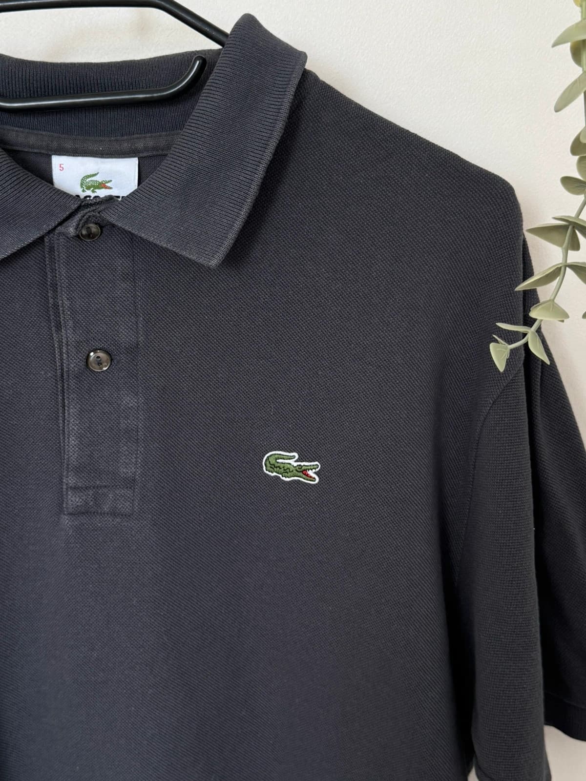 Polo piqué Lacoste gris anthracite taille 5/L - PP2603270 - Photo 3/9