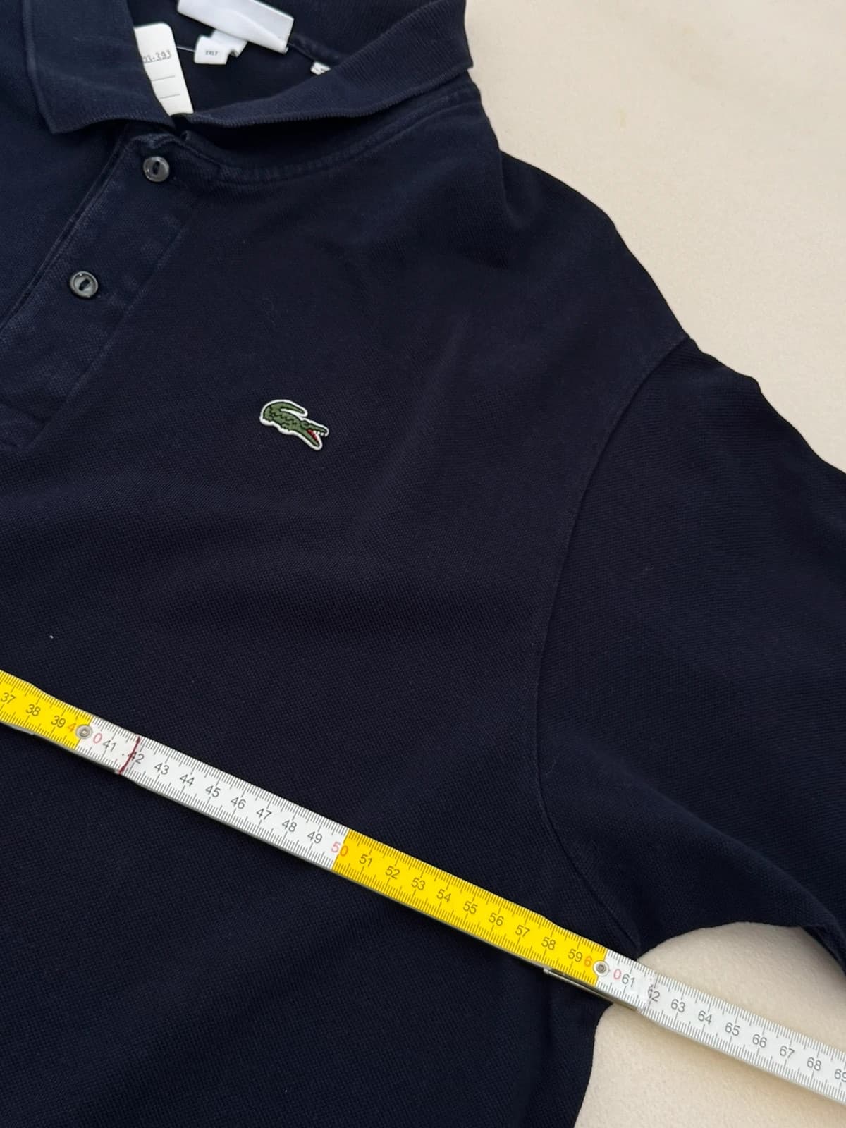 Polo piqué Lacoste bleu marine taille 1XLT - PP2603393 - Photo 7/8