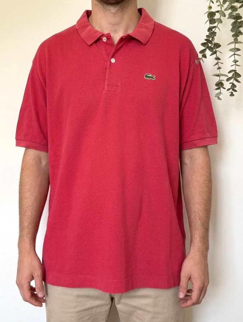 Polo piqué Lacoste rouge corail taille 8/XL - PP2603330 - Photo 1/8