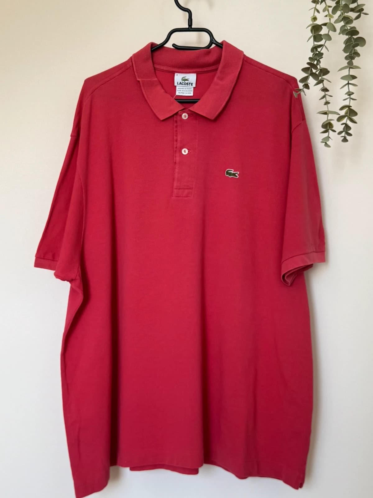 Polo piqué Lacoste rouge corail taille 8/XL - PP2603330 - Photo 2/8