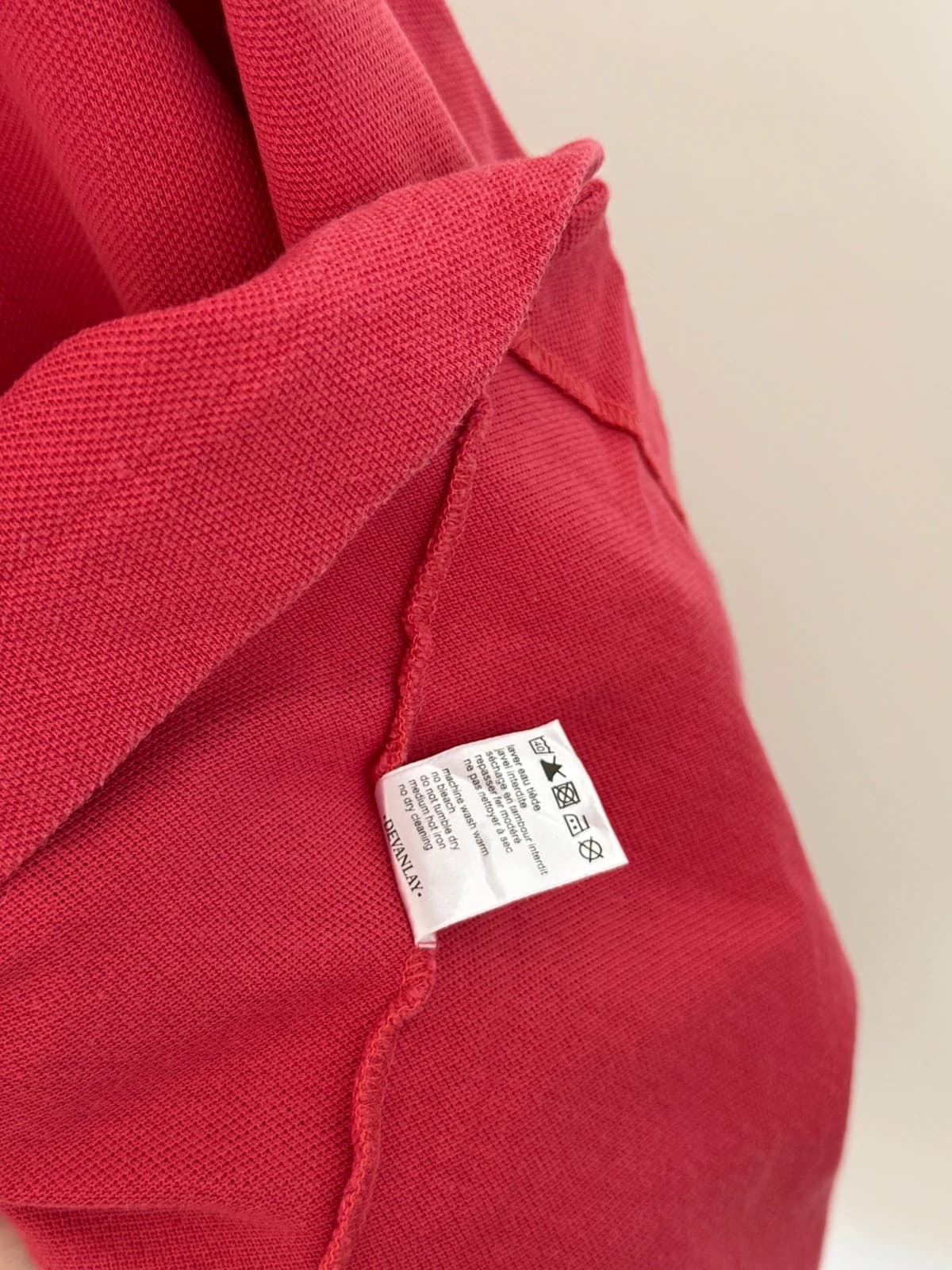 Polo piqué Lacoste rouge corail taille 8/XL - PP2603330 - Photo 5/8