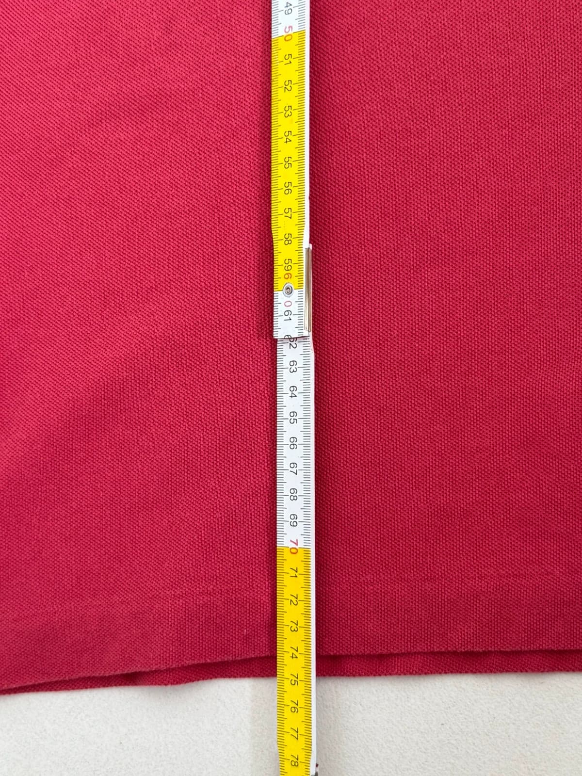 Polo piqué Lacoste rouge corail taille 8/XL - PP2603330 - Photo 8/8