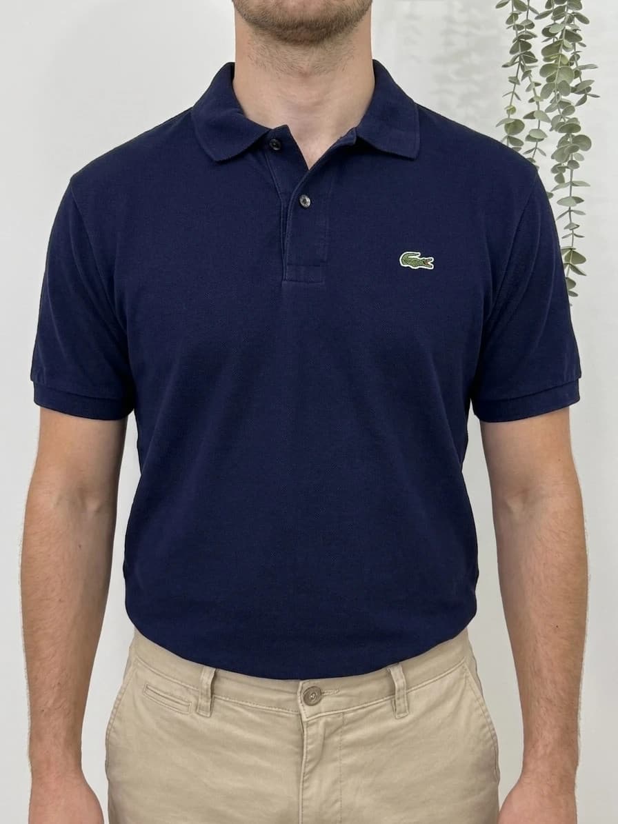 Polo piqué Lacoste granatowy classic fit rozmiar 6/XL - PP2603419 - Zdjęcie 1/8