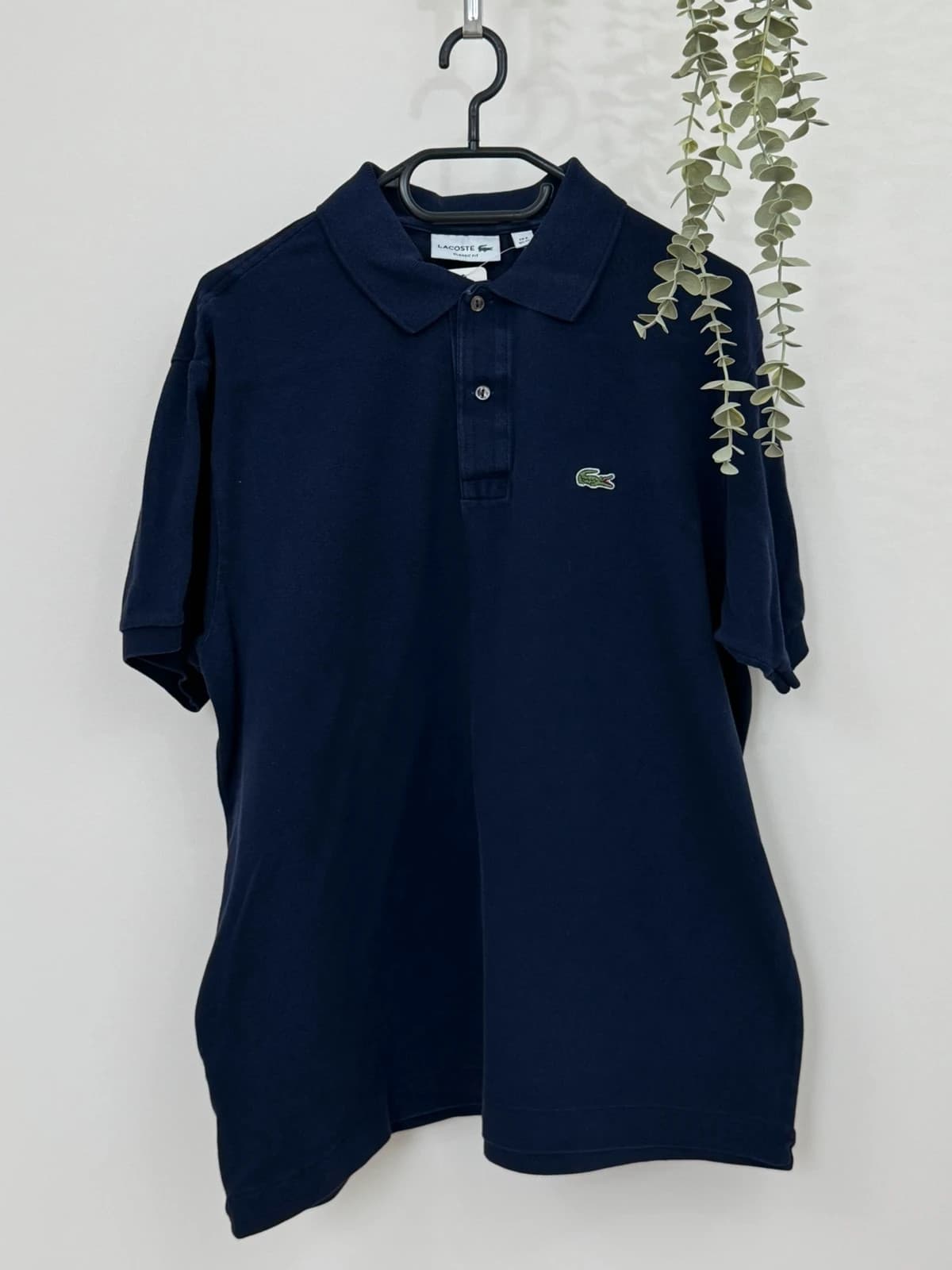 Polo piqué Lacoste granatowy classic fit rozmiar 6/XL - PP2603419 - Zdjęcie 2/8