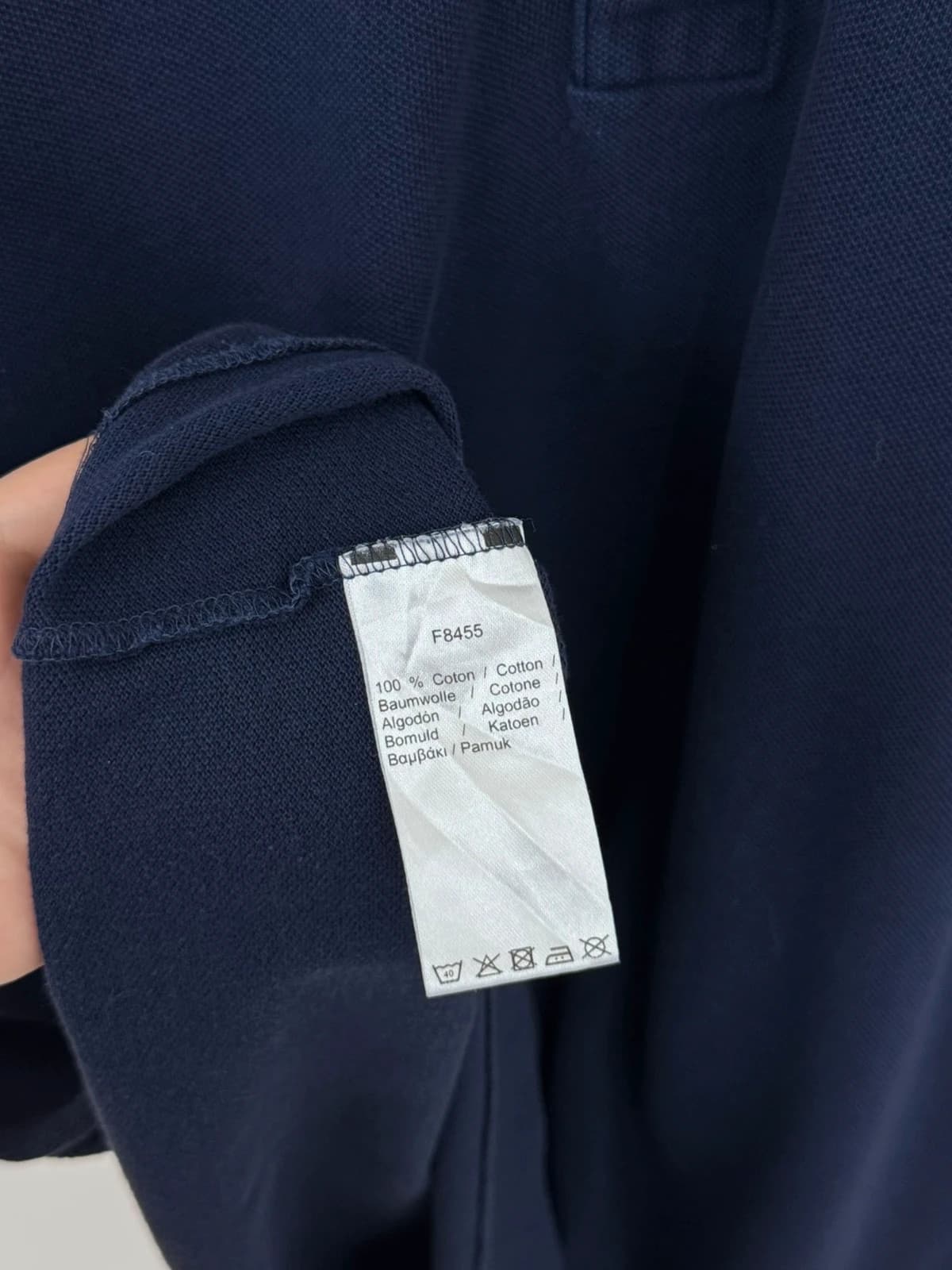 Polo piqué Lacoste granatowy classic fit rozmiar 6/XL - PP2603419 - Zdjęcie 5/8