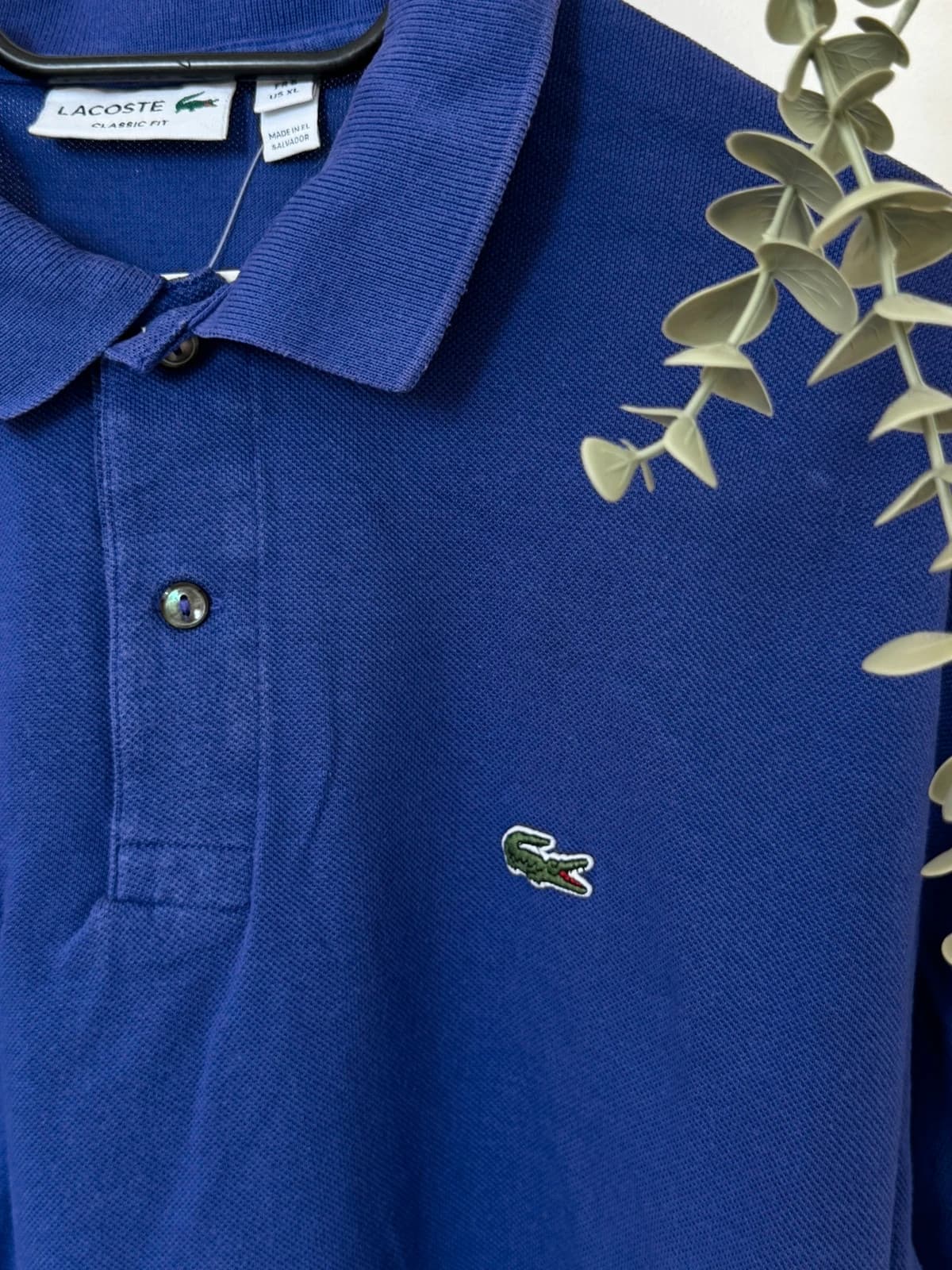 Polo piqué Lacoste classic fit violet taille 6/XL - PP2603306 - Photo 3/8