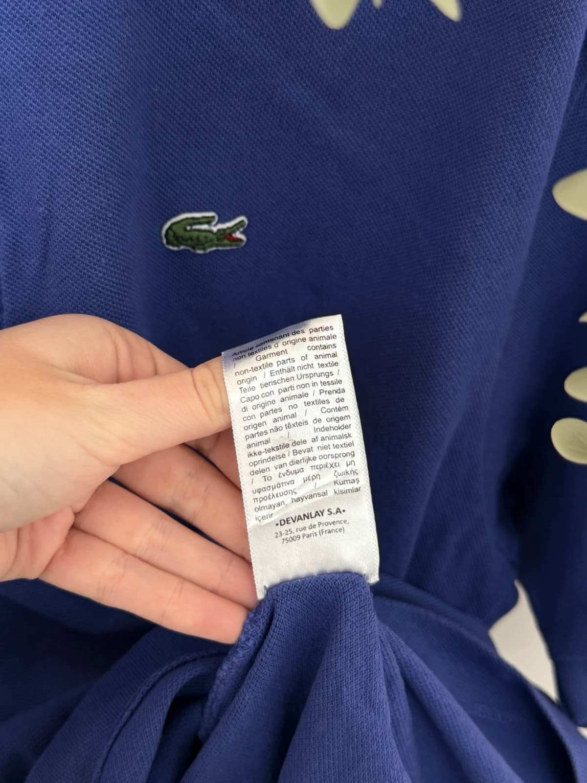 Polo piqué Lacoste classic fit violet taille 6/XL - PP2603306 - Photo 6/8