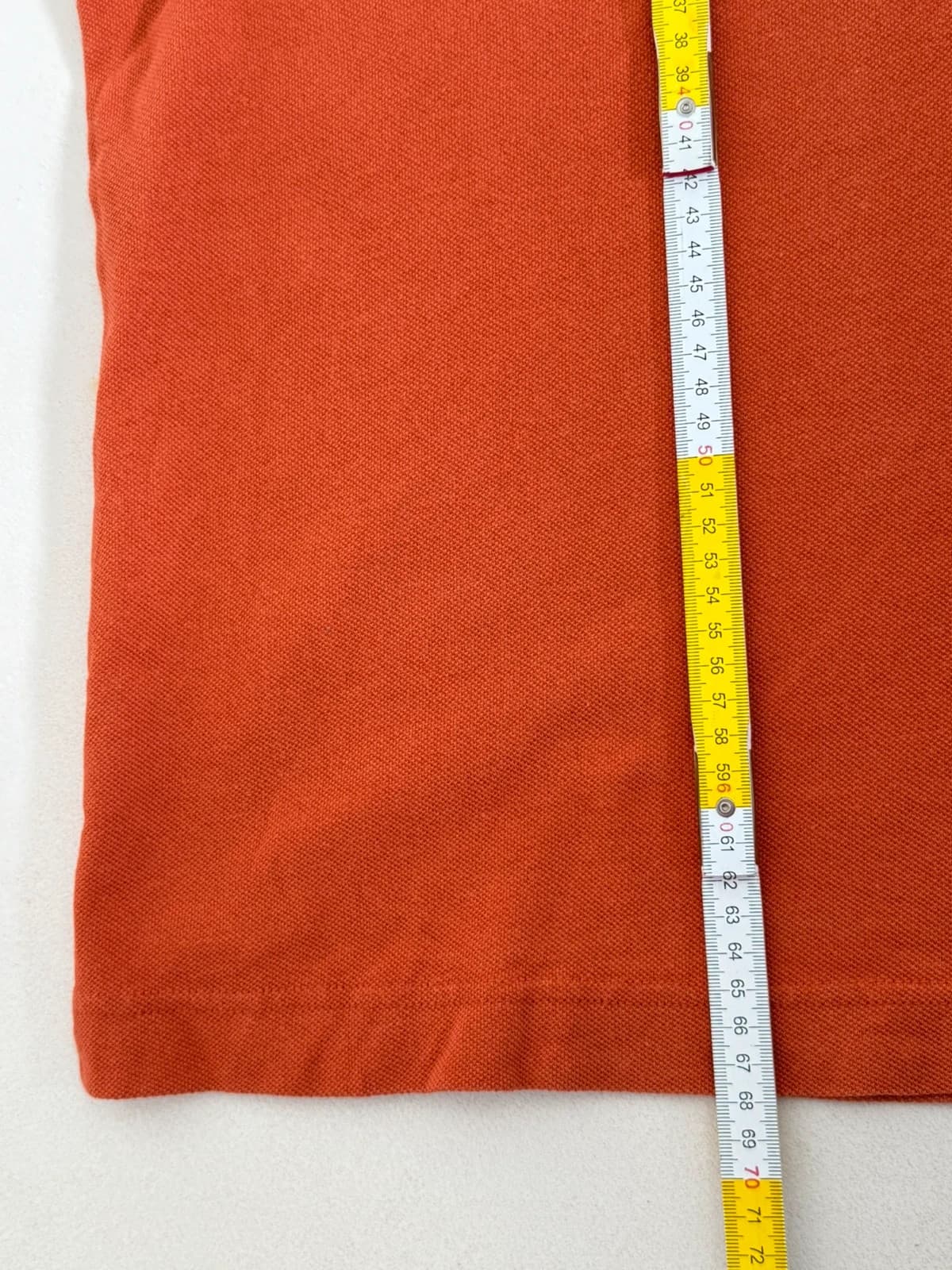 Polo piqué Lacoste Saks Fifth Avenue orange brique taille 7/XL - PP2603349 - Photo 8/8
