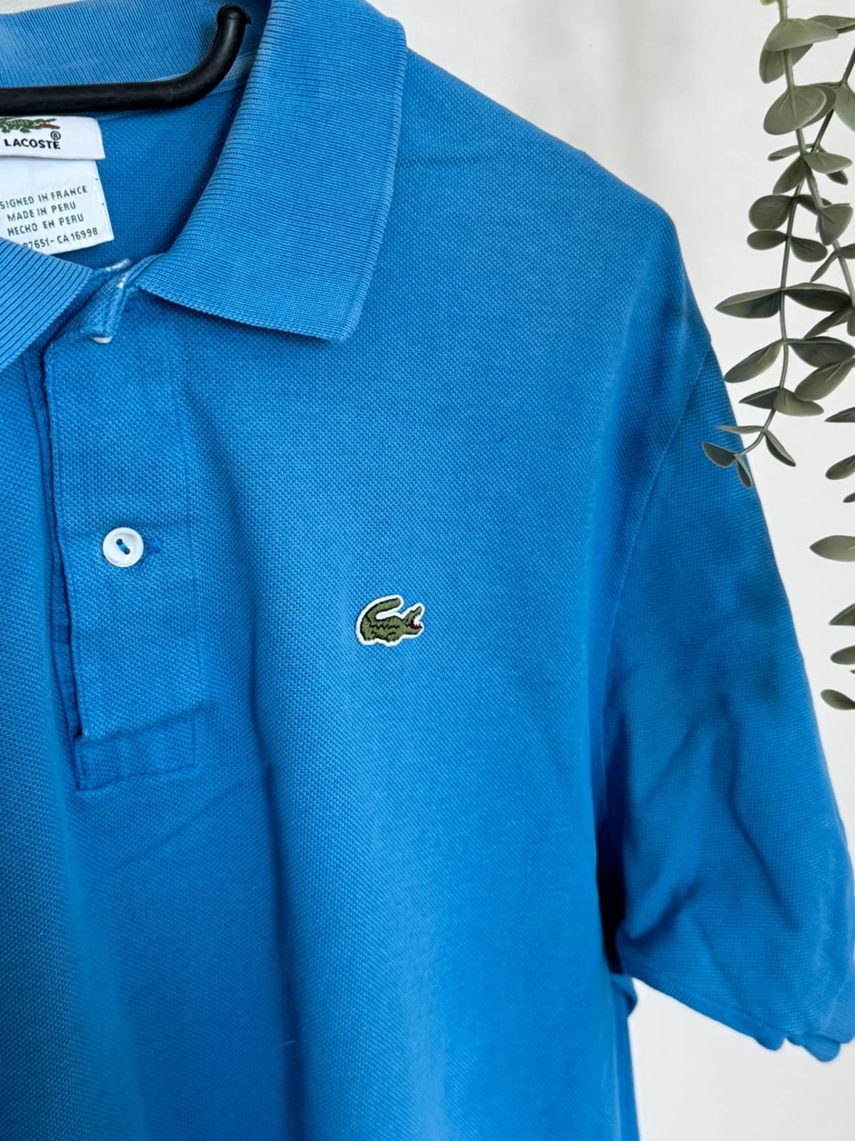 Polo piqué Lacoste bleu taille 6/L - PP2603295 - Photo 3/9
