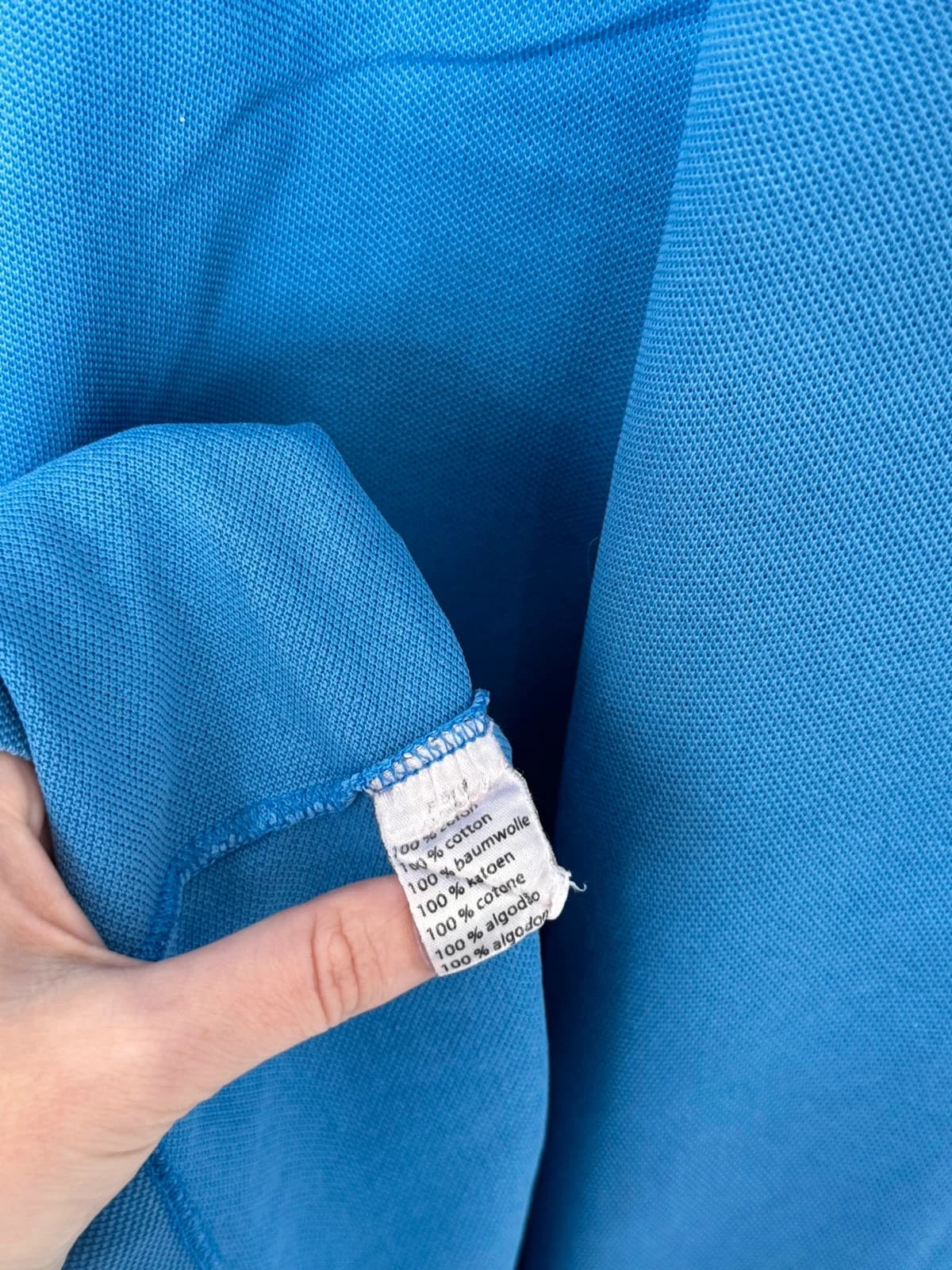 Polo piqué Lacoste bleu taille 6/L - PP2603295 - Photo 6/9