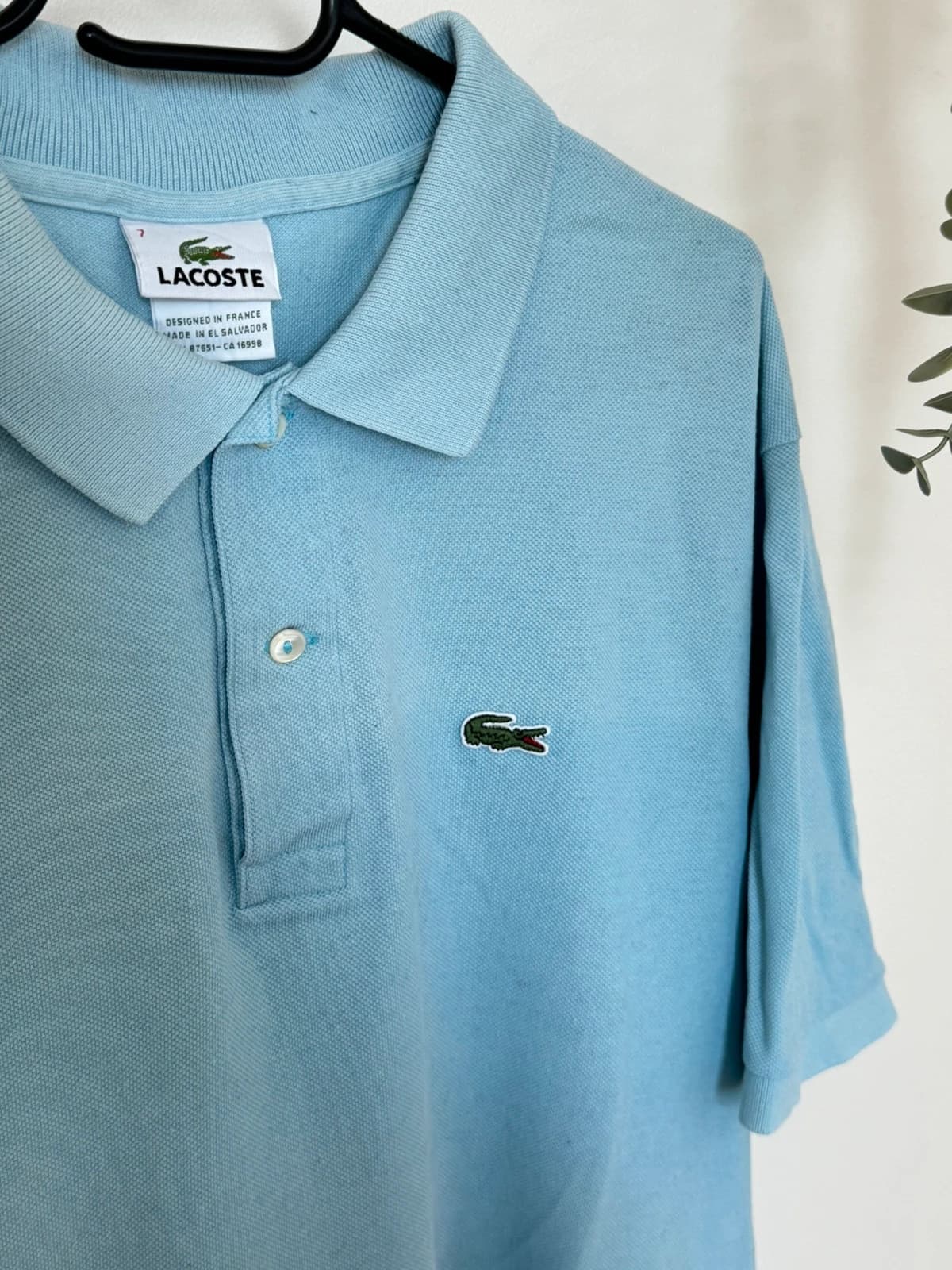 Polo piqué Lacoste bleu ciel taille 7/XL - PP2603260 - Photo 3/10