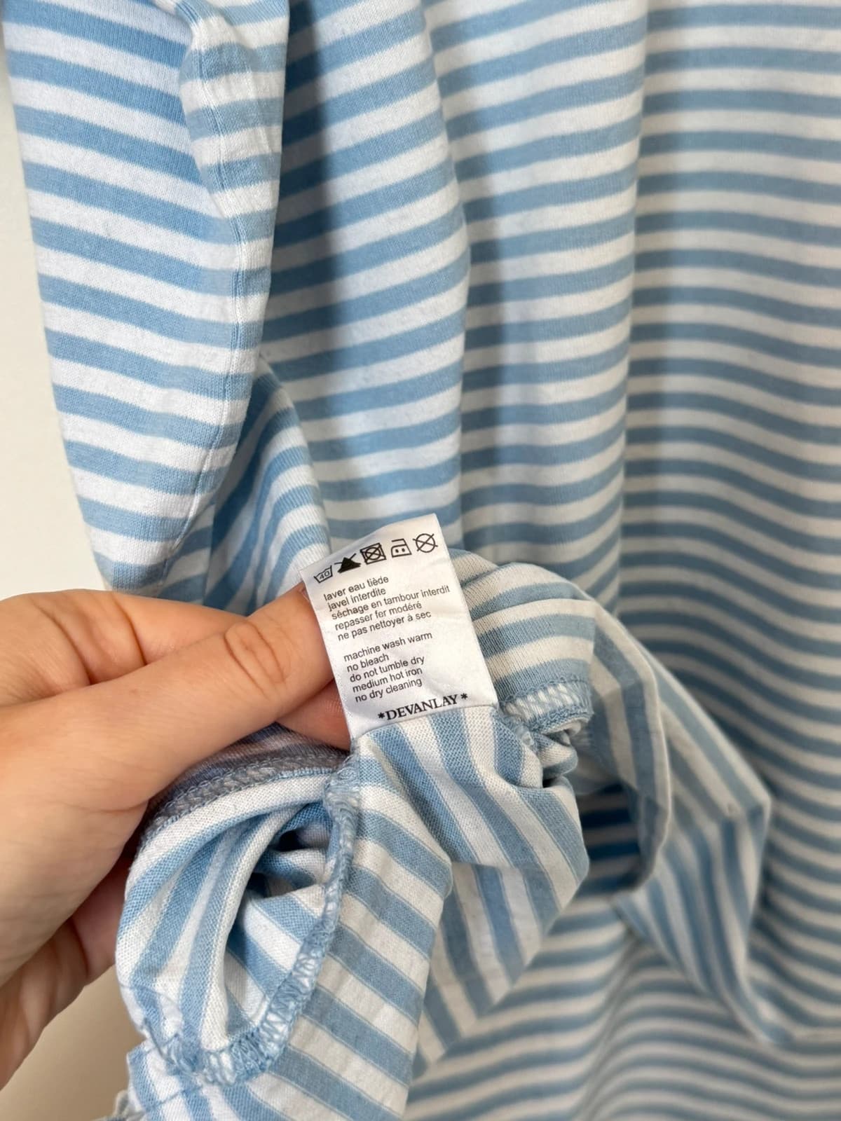 Polo Lacoste rayé bleu ciel taille 7/XXL - PP2603288 - Photo 5/9