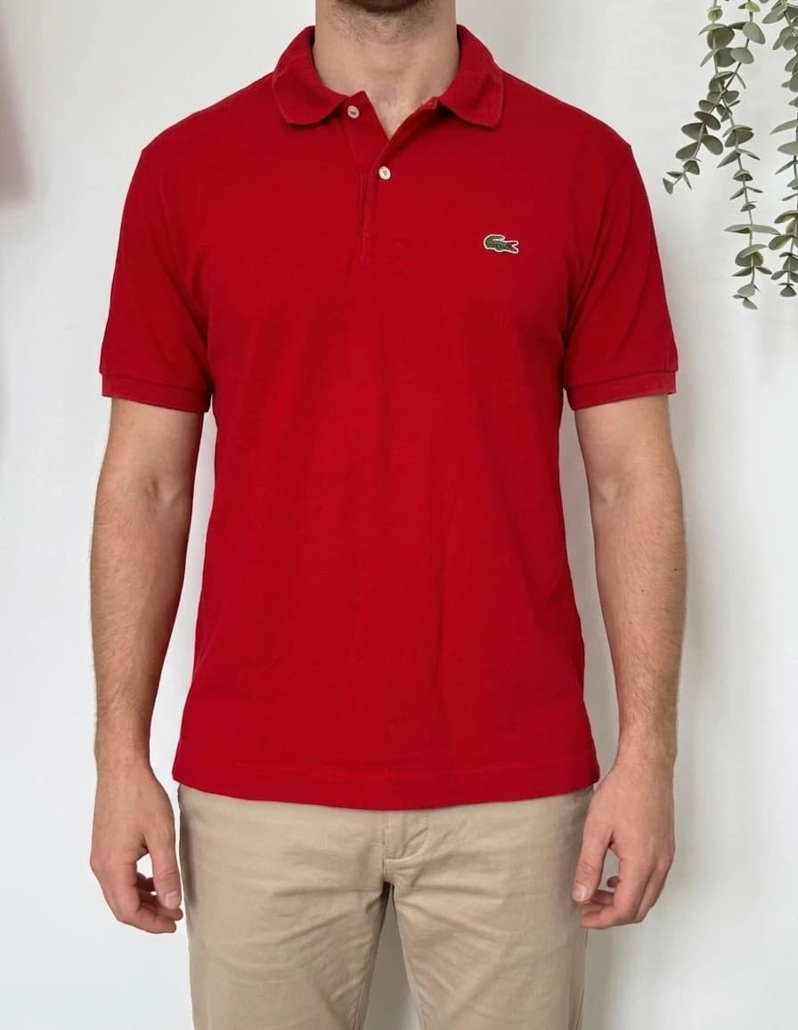 Polo piqué classic fit Lacoste rouge taille 6/XL - PP2603340 - Photo 1/9