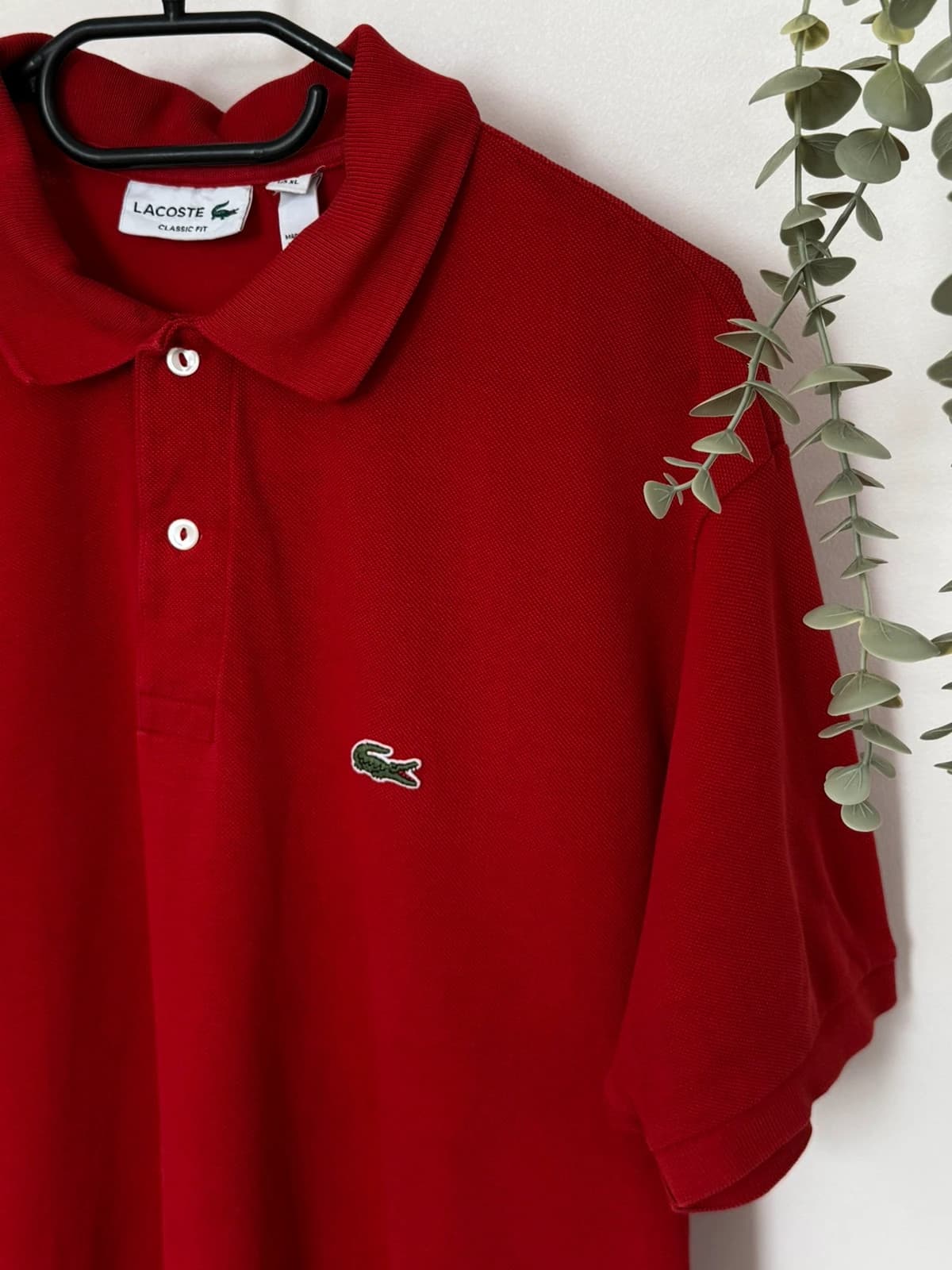 Polo piqué classic fit Lacoste rouge taille 6/XL - PP2603340 - Photo 3/9