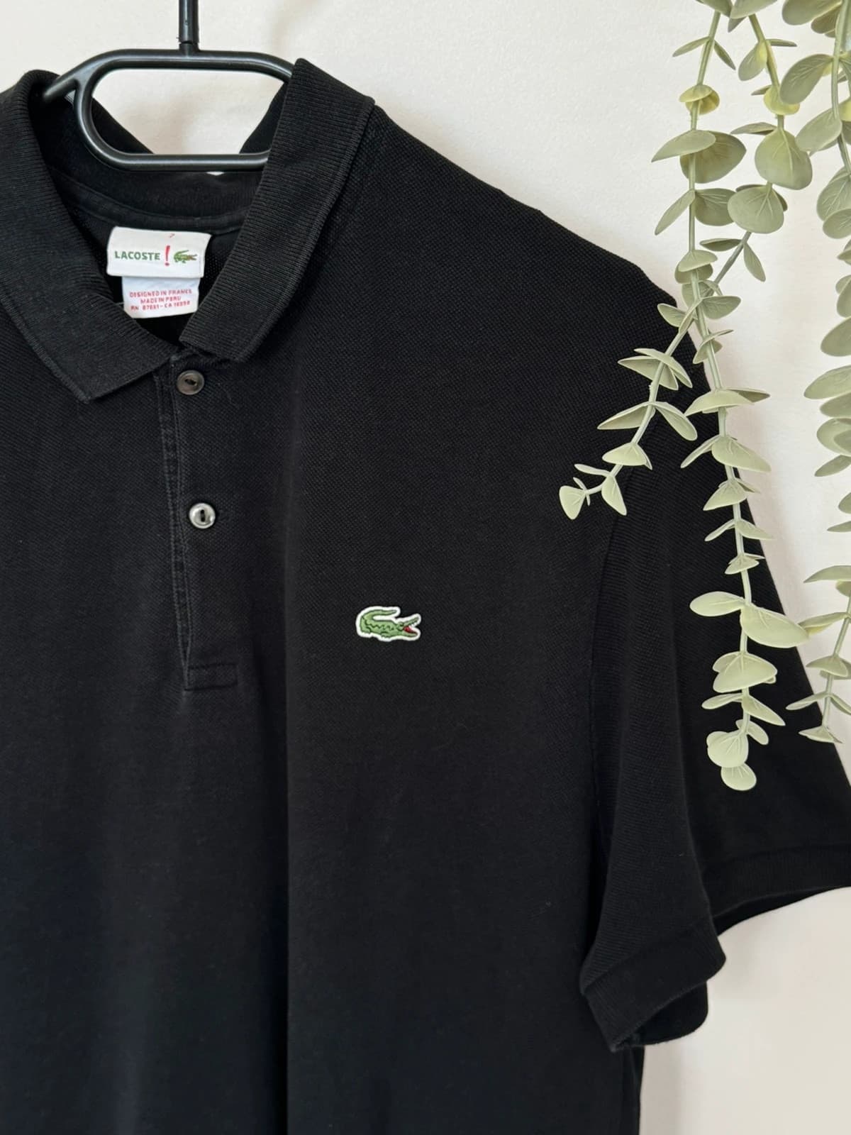 Polo piqué Lacoste Live noir taille 7/XL - PP2603415 - Photo 3/8