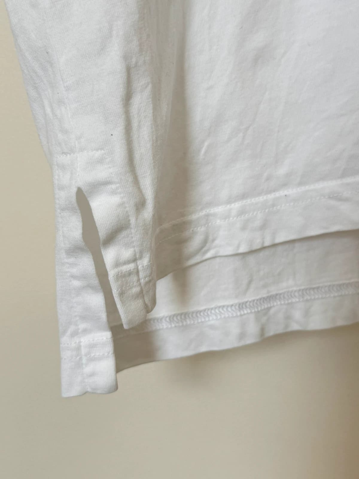 Polo jersey Lacoste blanc taille 7/XL - PP2603359 - Photo 5/9