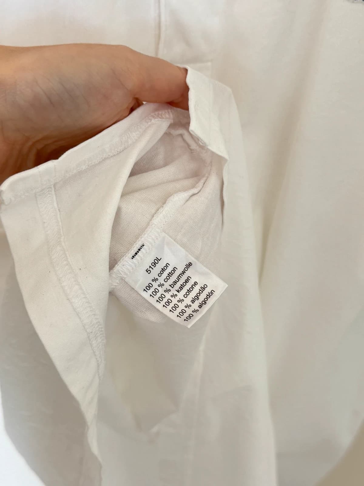 Polo jersey Lacoste blanc taille 7/XL - PP2603359 - Photo 6/9