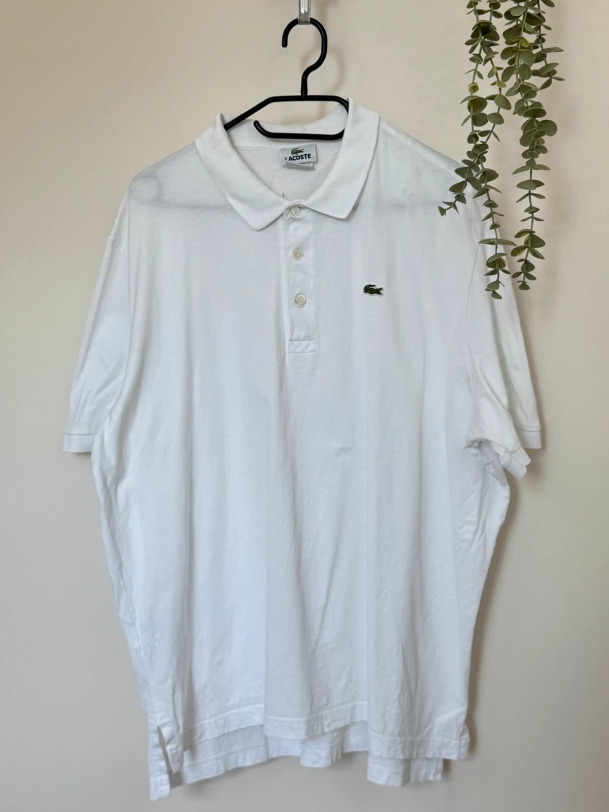 Polo jersey Lacoste blanc taille 7/XL - PP2603359 - Photo 2/9