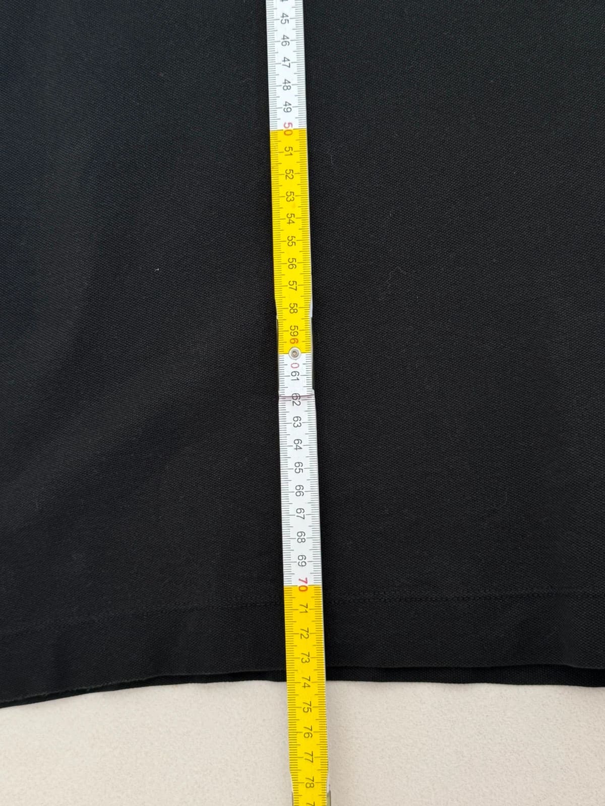 Polo piqué Lacoste черен regular fit с лого в същия тон размер 9/4XL - PP2603418 - Снимка 9/9