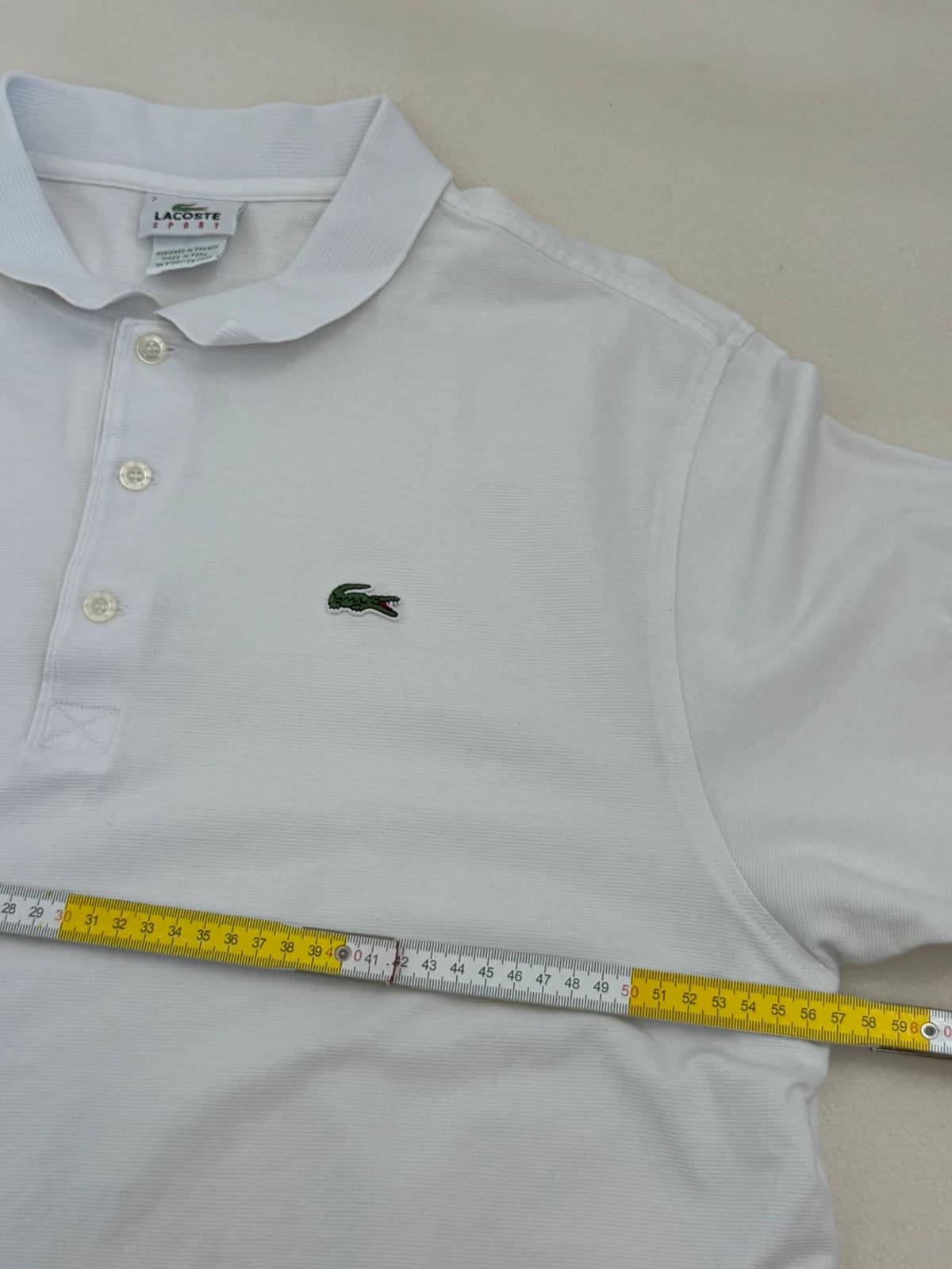 Polo piqué Lacoste Sport blanc taille 7/XXL - PP2603360 - Photo 8/9