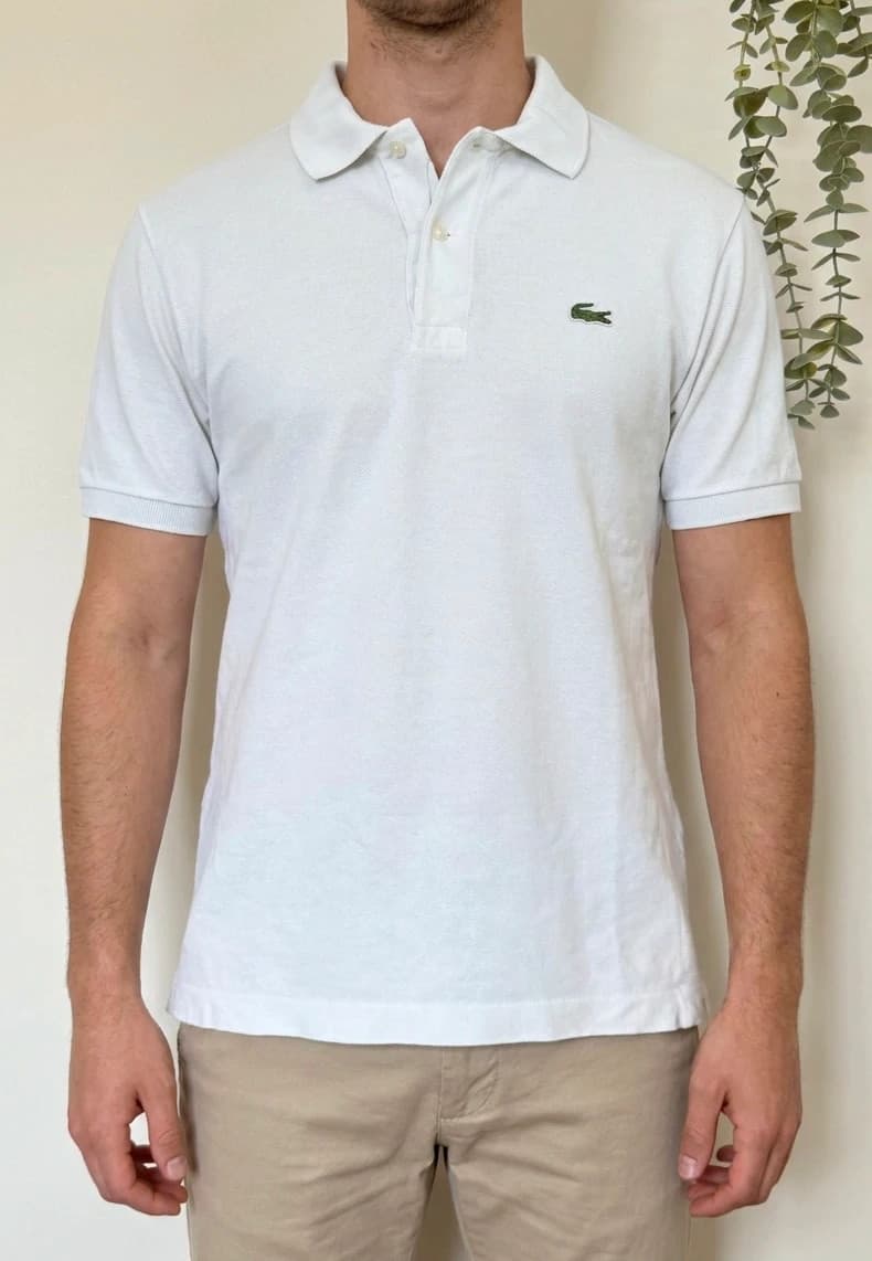 Polo piqué regular fit Lacoste blanc taille 6/XL - PP2603362 - Photo 1/9