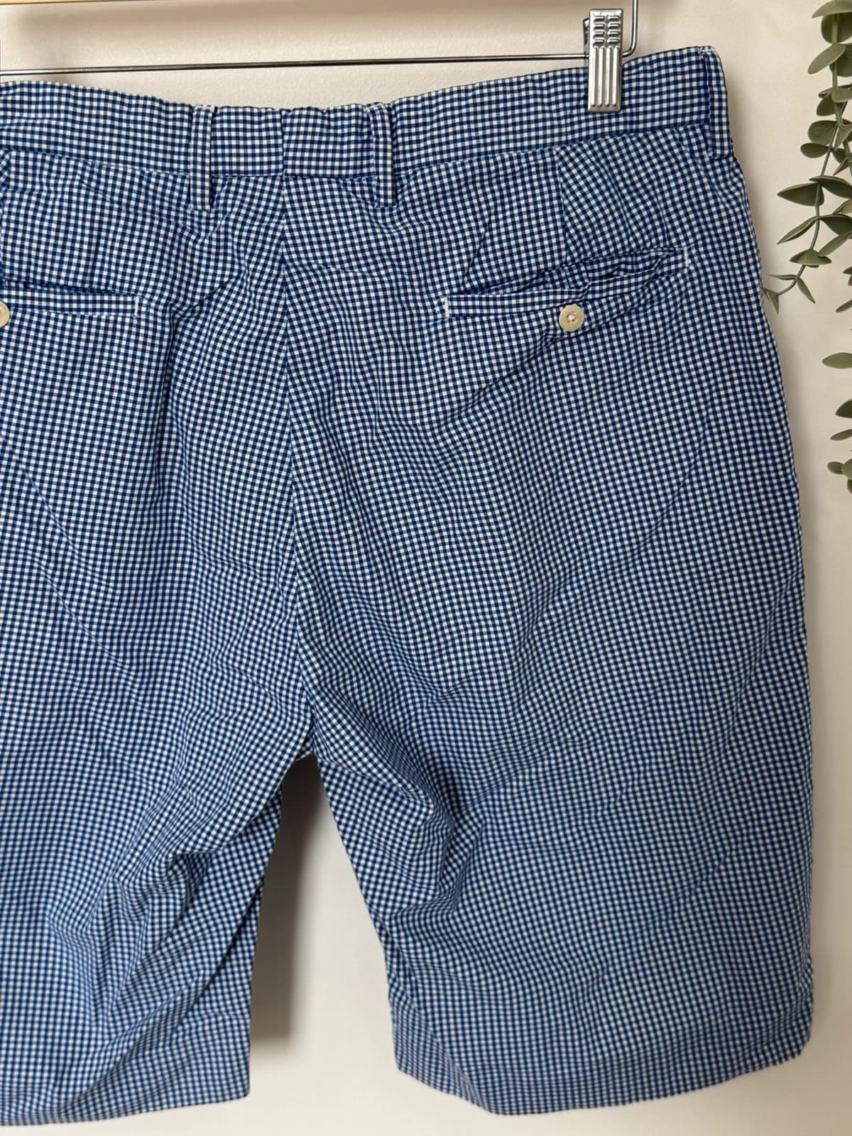 Short chino vichy Polo Ralph Lauren bleu blanc taille W36/XL - PP2603117 - Photo 5/10