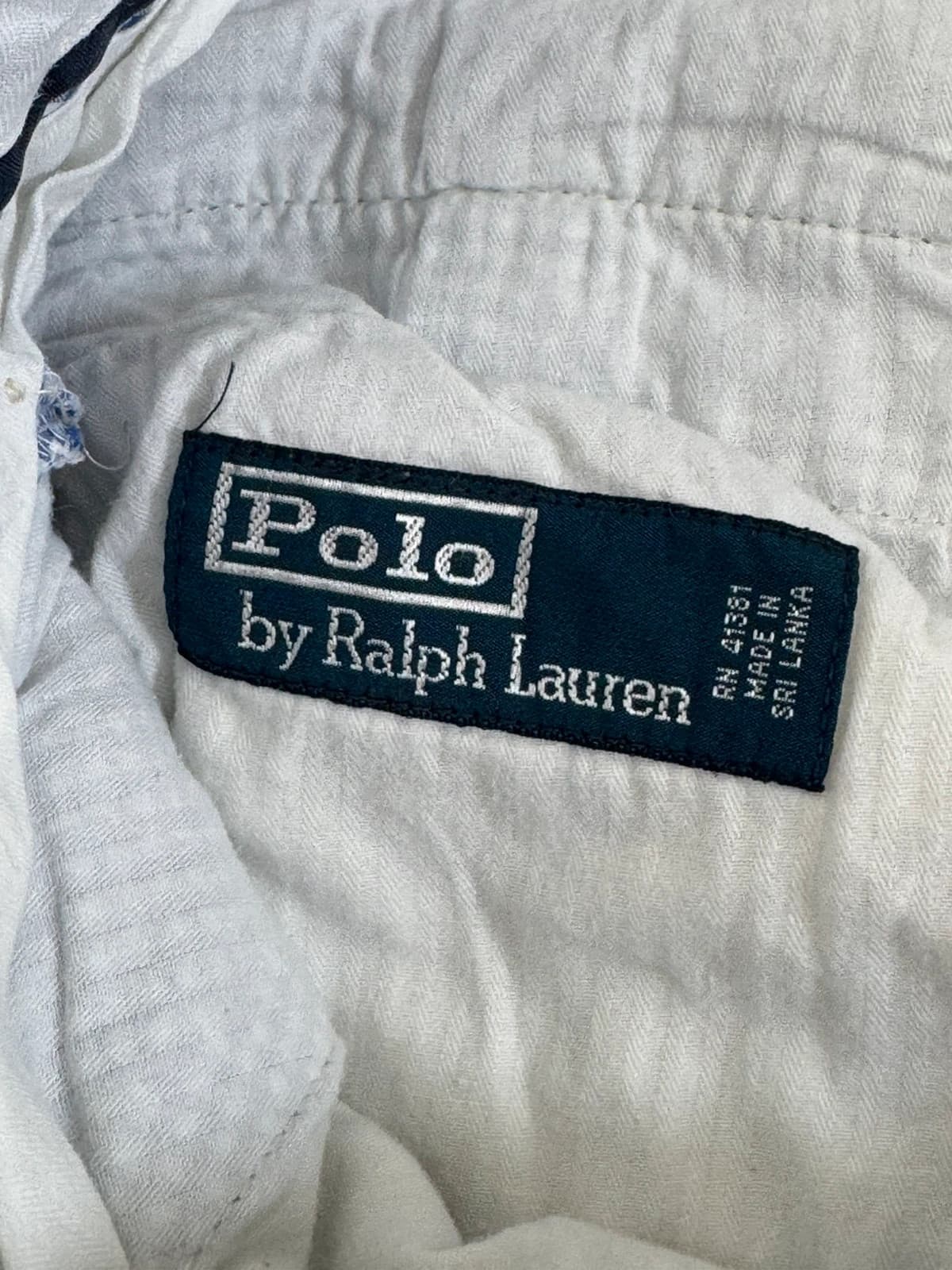 Short chino vichy Polo Ralph Lauren bleu blanc taille W36/XL - PP2603117 - Photo 6/10