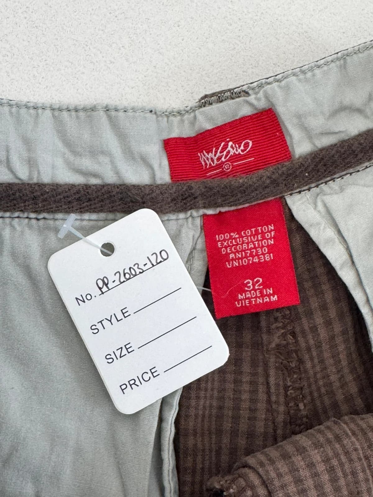 Short chino à carreaux Mossimo marron taille W32/M - PP2603120 - Photo 5/7