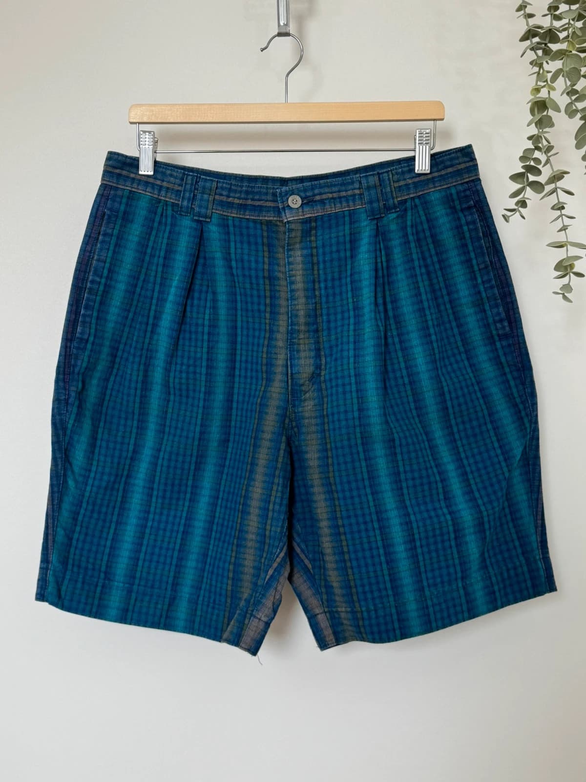 Short à carreaux Dockers Made in USA bleu vert taille 34/W34 - FP2603131 - Photo 2/10