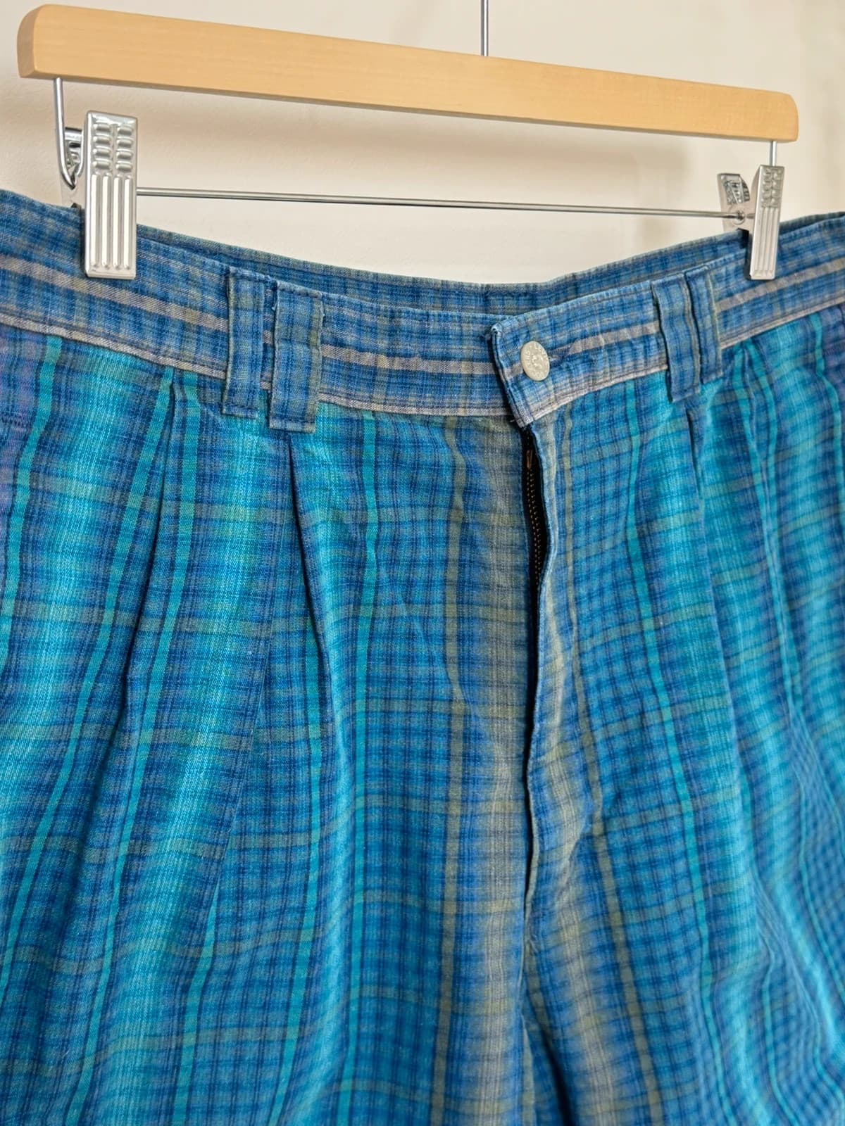 Short à carreaux Dockers Made in USA bleu vert taille 34/W34 - FP2603131 - Photo 6/10