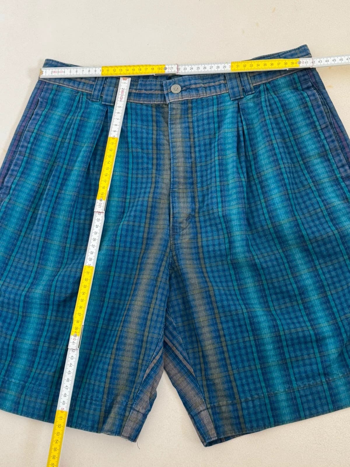 Short à carreaux Dockers Made in USA bleu vert taille 34/W34 - FP2603131 - Photo 10/10