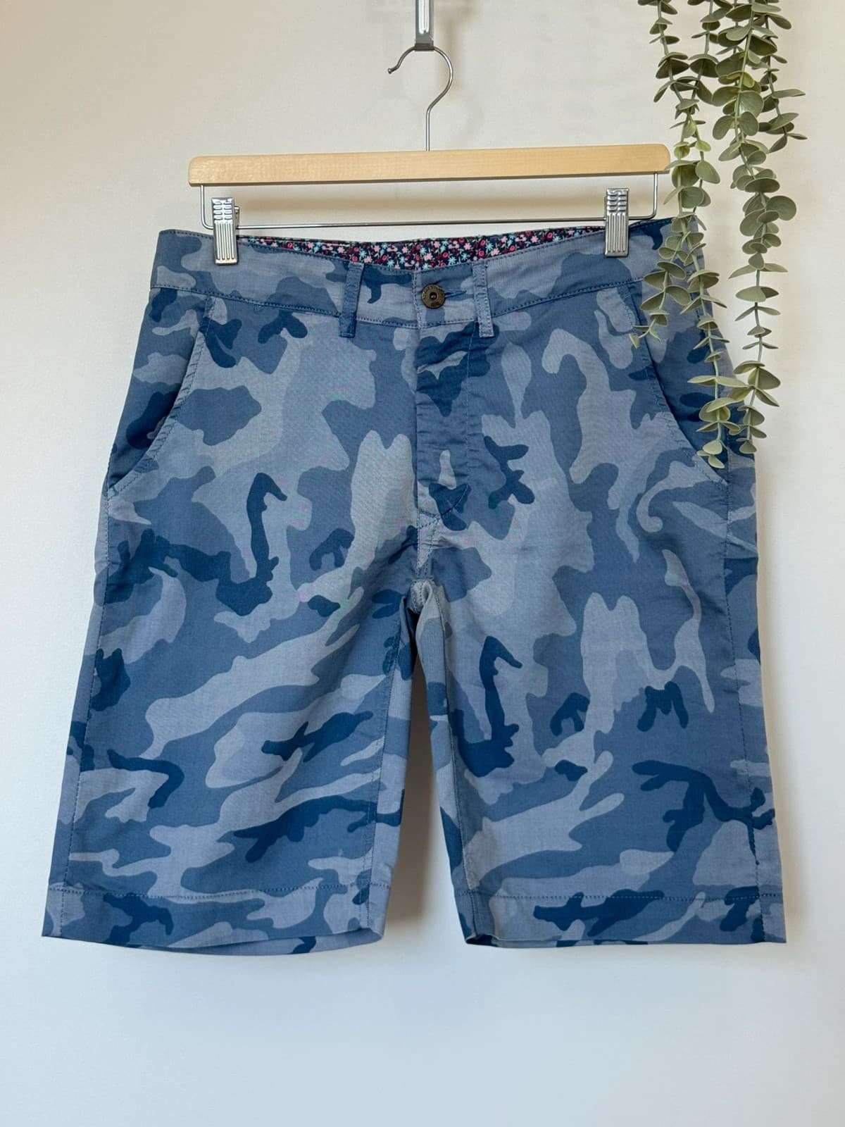 Short bermuda Serge Blanco camouflage bleu taille 34/W33-W34 - FP260323 - Photo 2/11