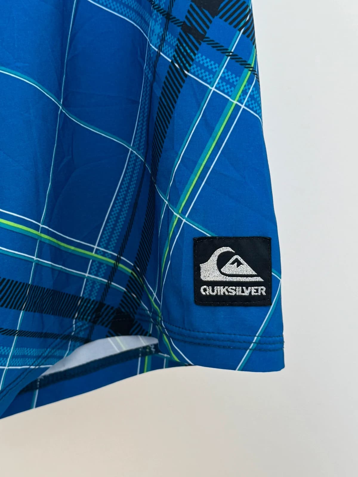 Short de bain Quiksilver bleu à carreaux taille S - PP2603190 - Photo 3/8