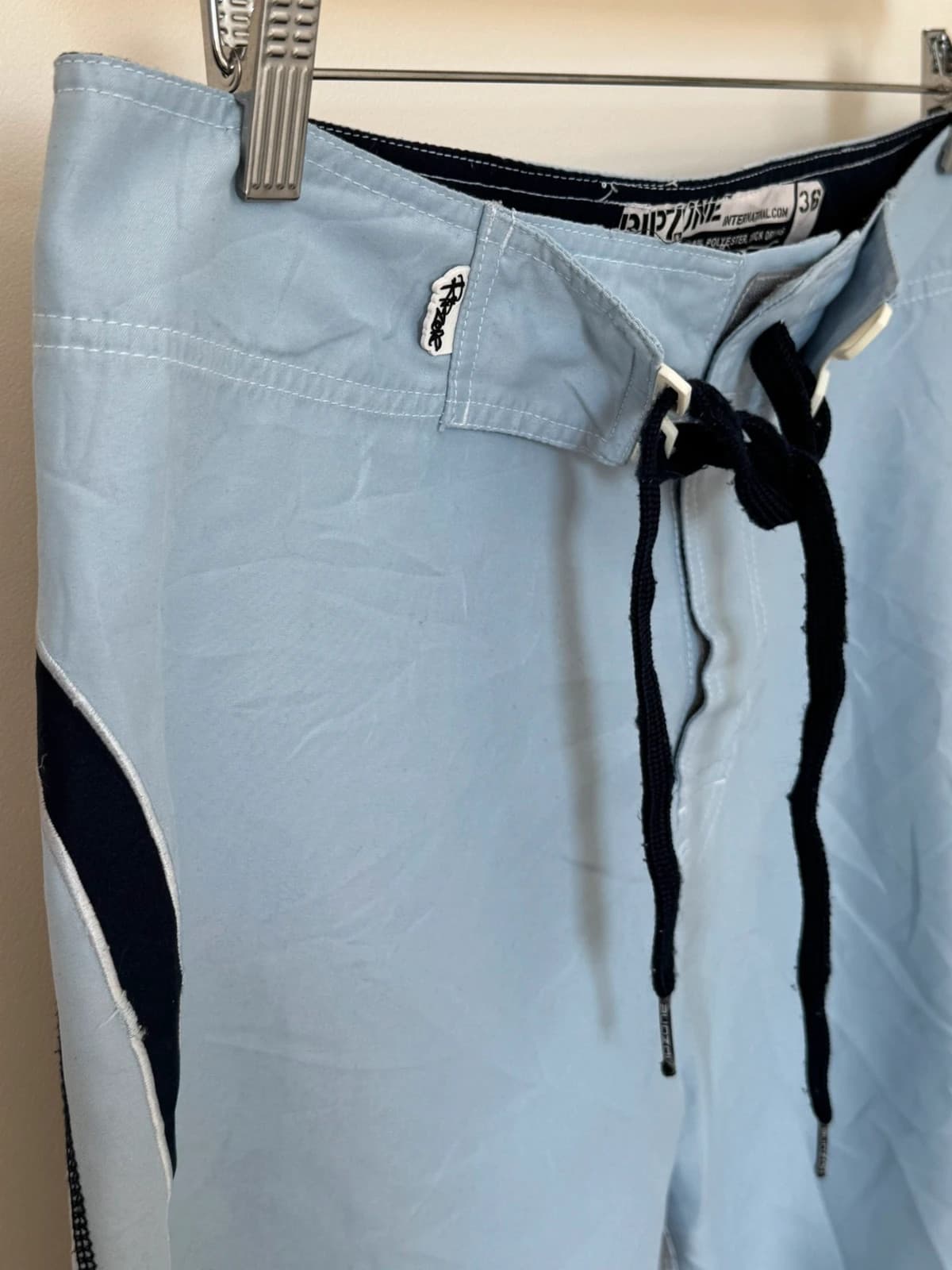 Short de bain Ripzone bleu clair noir taille 36/XL - PP2603183 - Photo 6/9