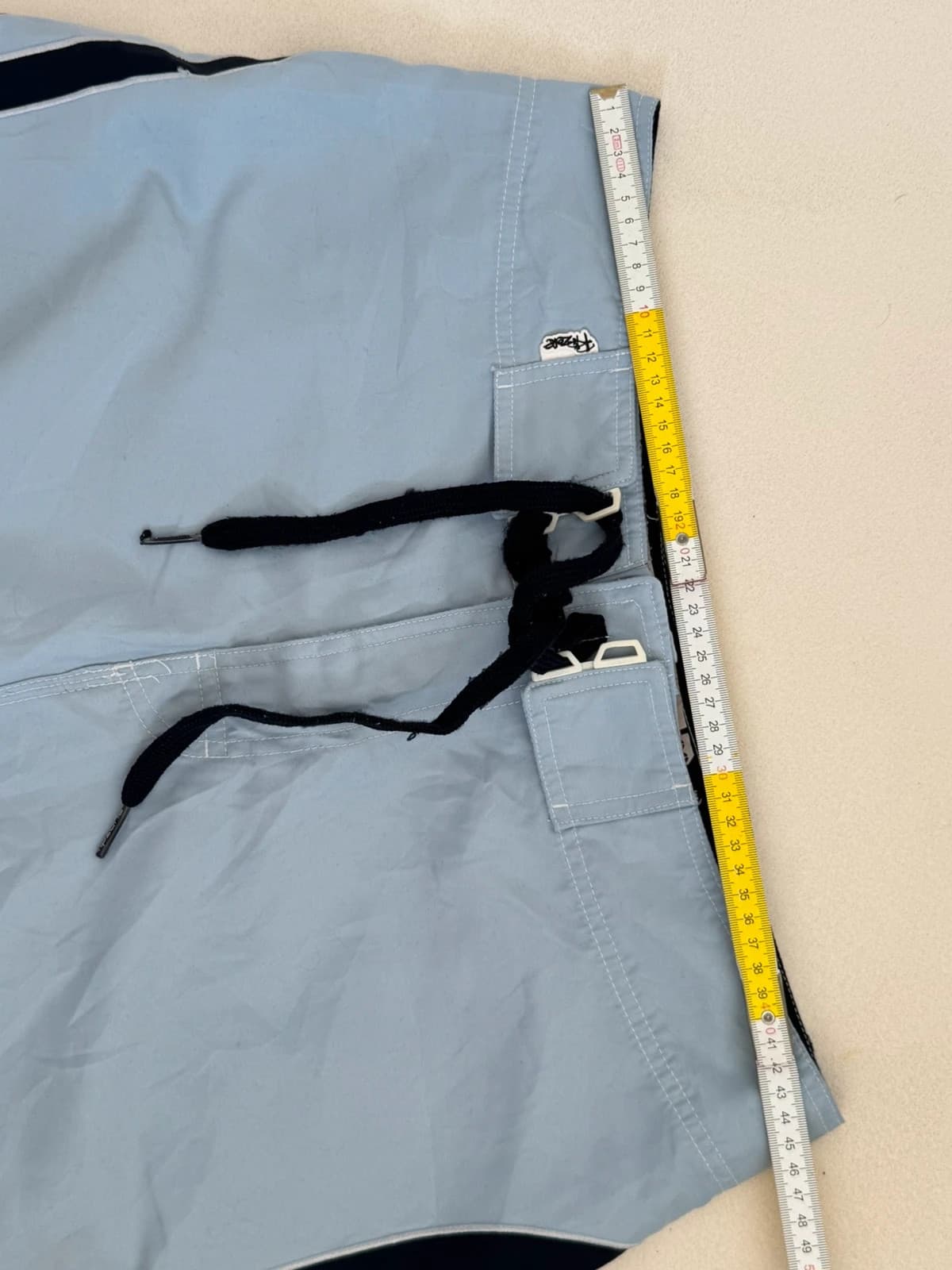 Short de bain Ripzone bleu clair noir taille 36/XL - PP2603183 - Photo 8/9