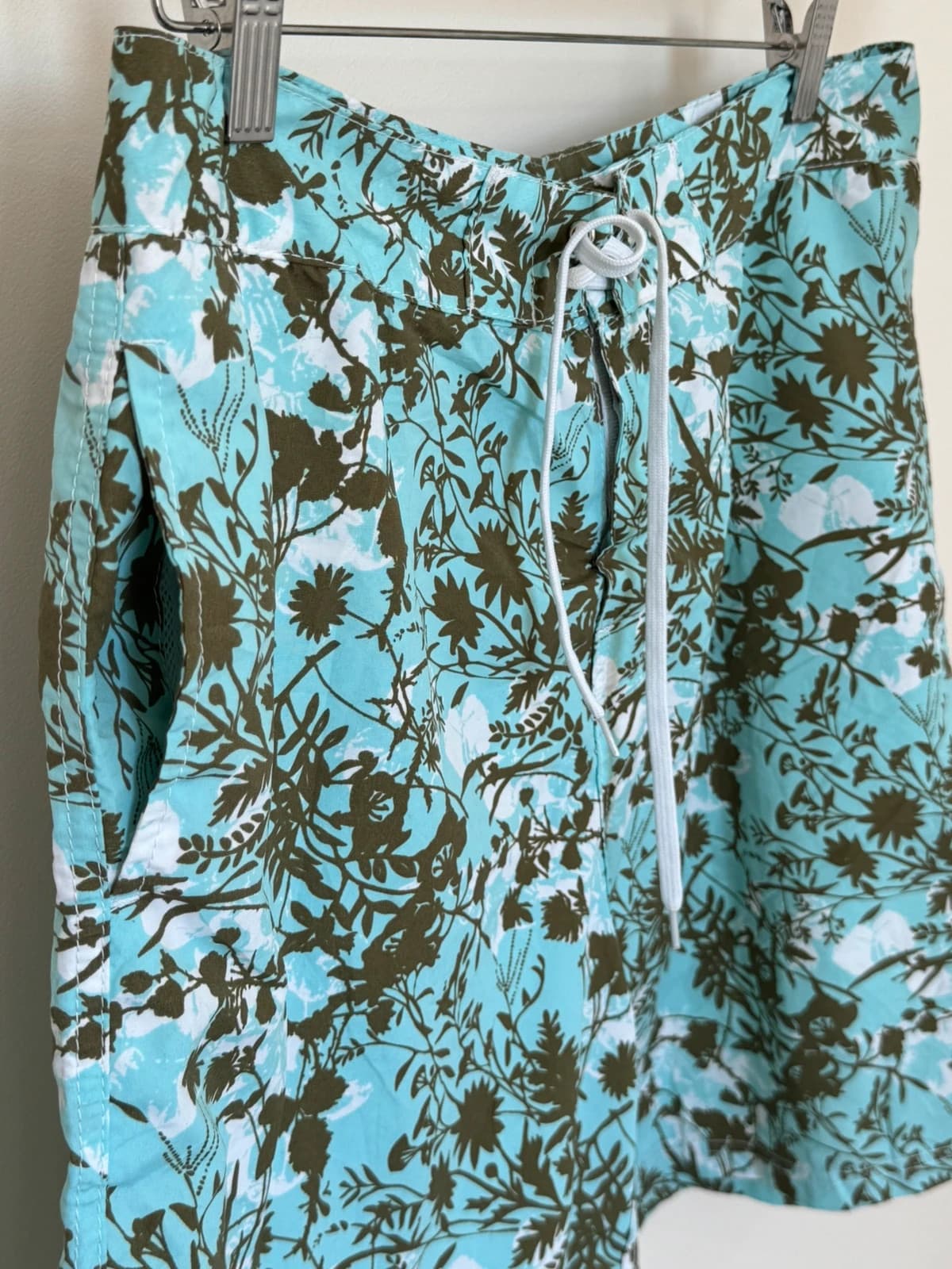 Short de bain boardshort Resin turquoise floral taille L - PP2603187 - Photo 3/9