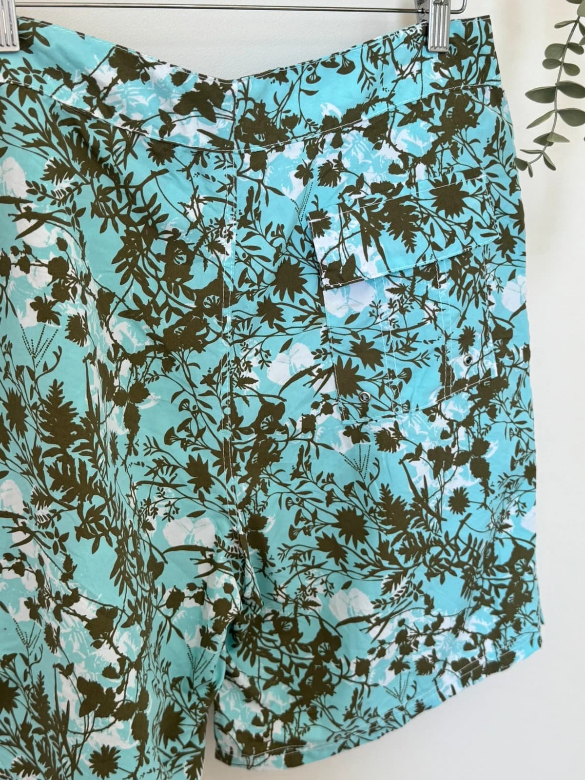 Short de bain boardshort Resin turquoise floral taille L - PP2603187 - Photo 5/9