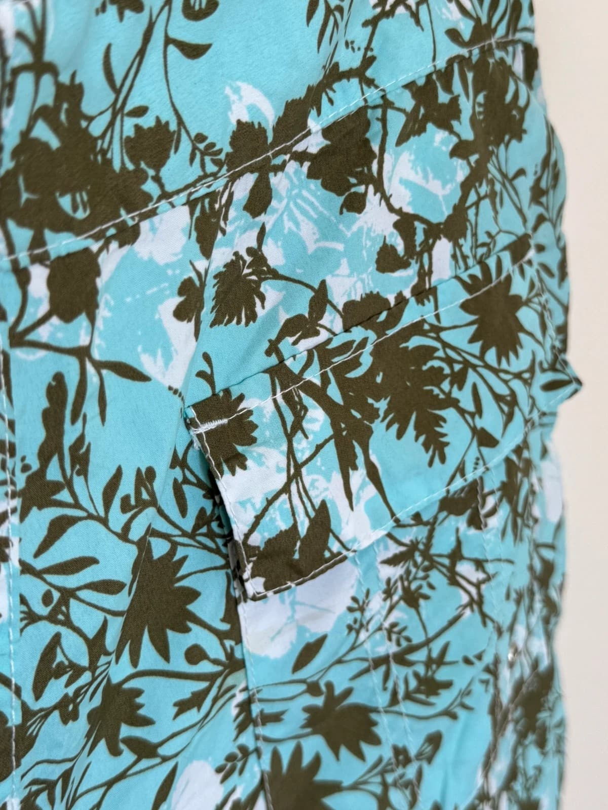 Short de bain boardshort Resin turquoise floral taille L - PP2603187 - Photo 6/9