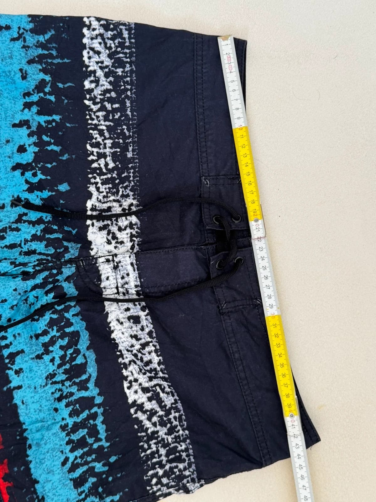 Short de bain boardshort 87 bleu marine/noir motif abstrait taille L - PP2603188 - Photo 6/7