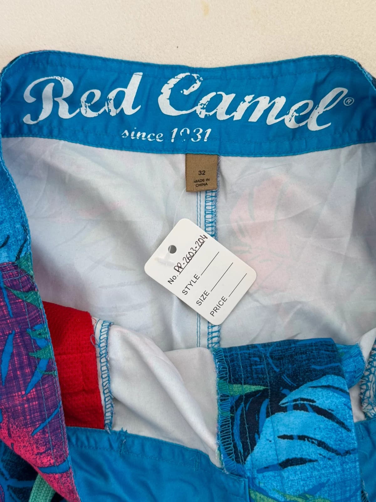 Short de bain Red Camel bleu tropical taille 32/S - PP-2603204 - Photo 6/9