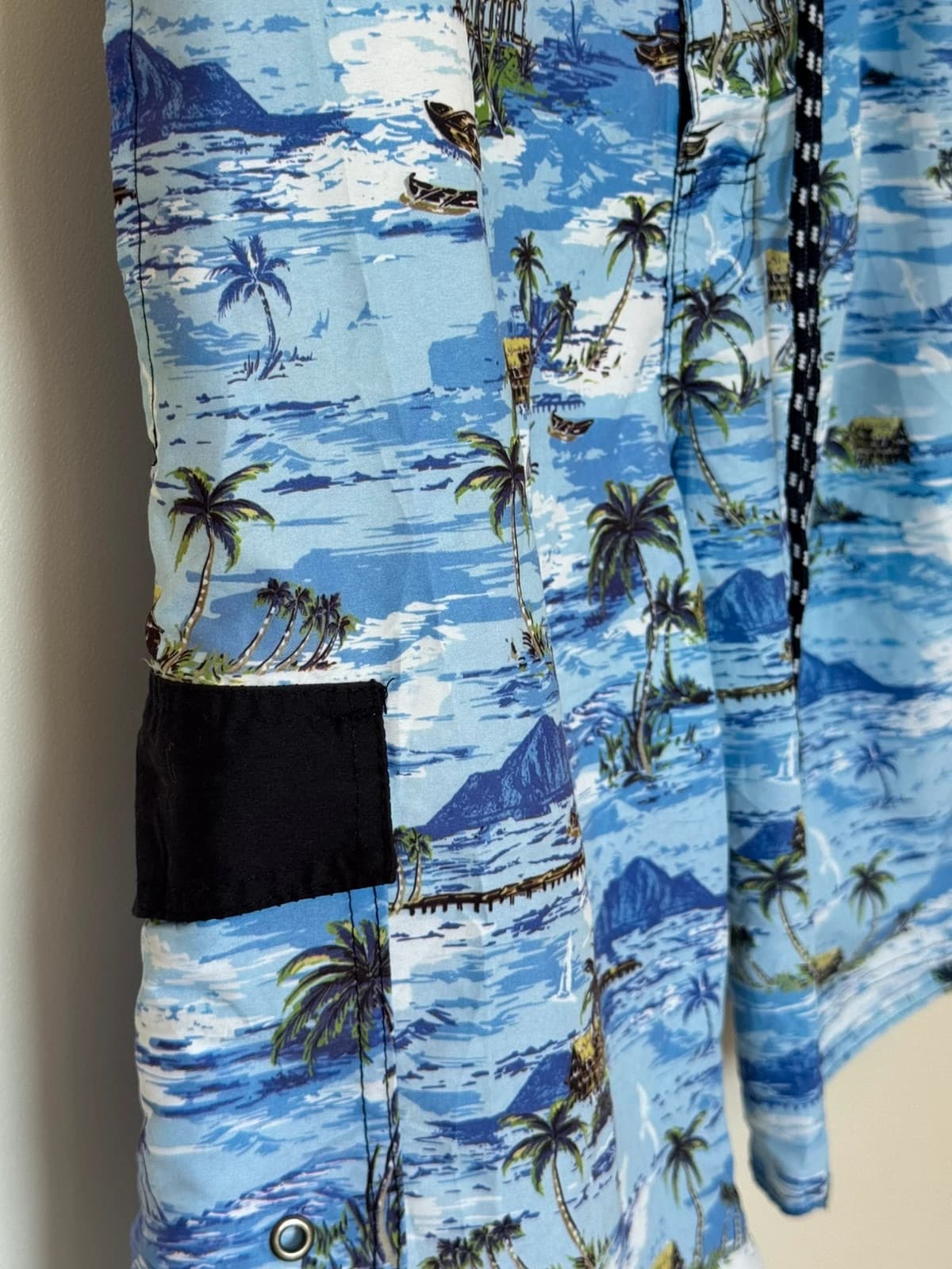 Short de bain Rivers bleu motifs tropicaux taille 34/L - PP2603205 - Photo 3/10